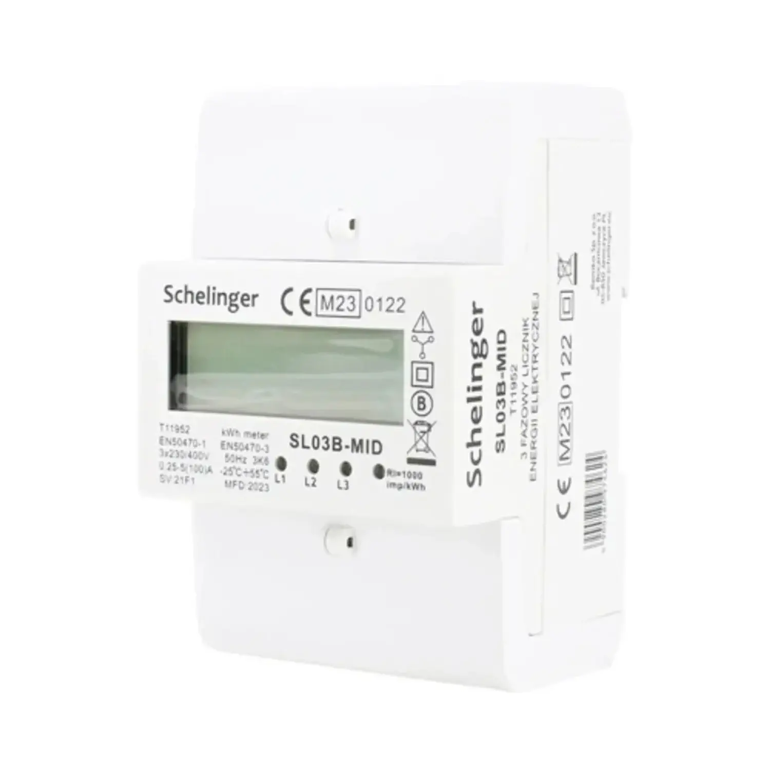 Schelinger Elektroměr 3-fázový MID, 400V, 0,25-100A