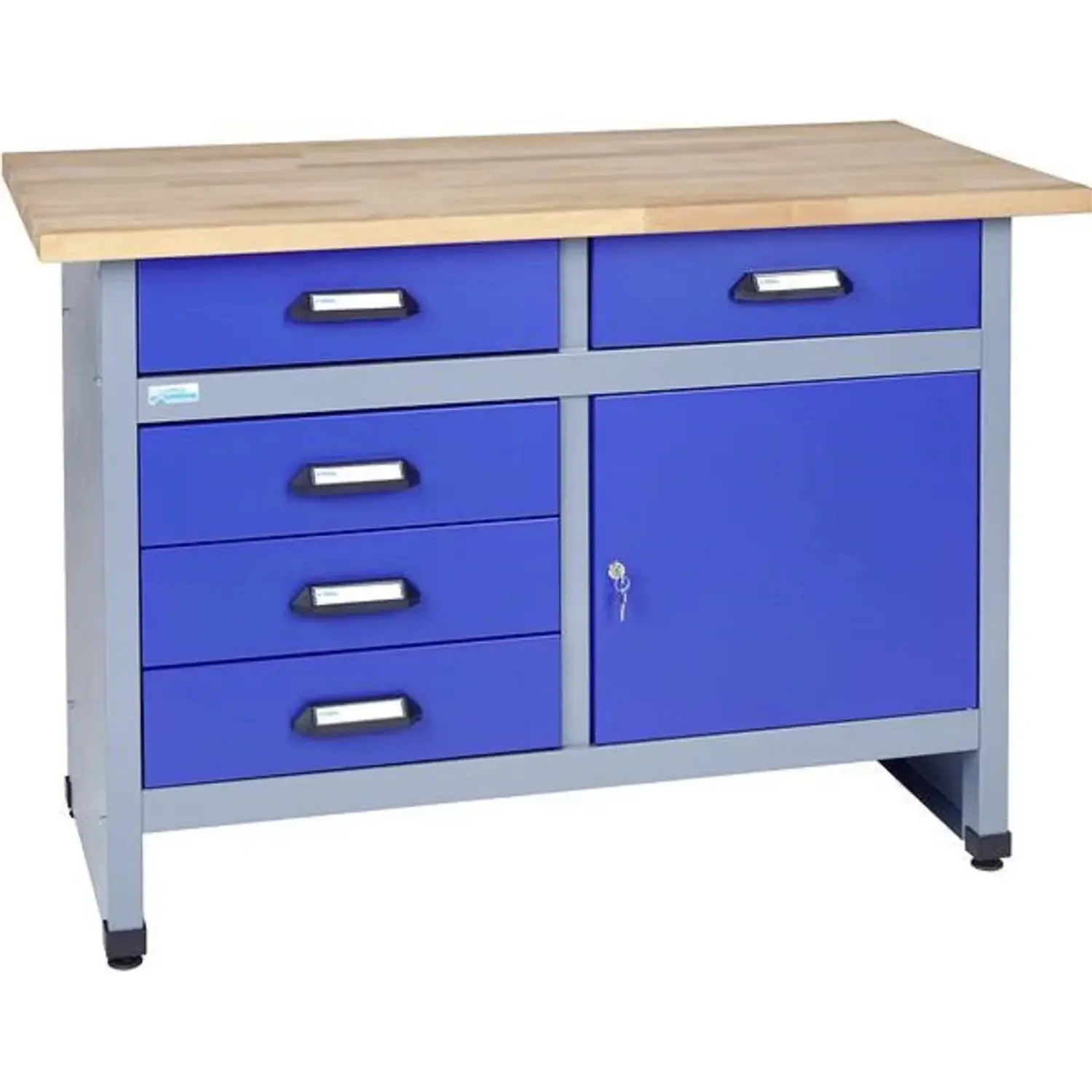 Küpper Odkládací stolek 12047, 1 dvířka/5 zásuvek (12 cm) 84 x 120 x 60 cm