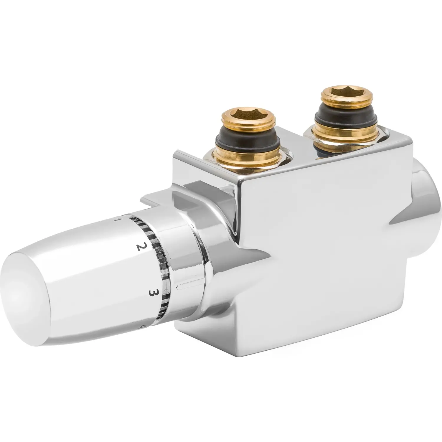 Blok ventilů Quattro, chrom, 21 mm (G 1/2) x 24,1 mm (G 3/4)