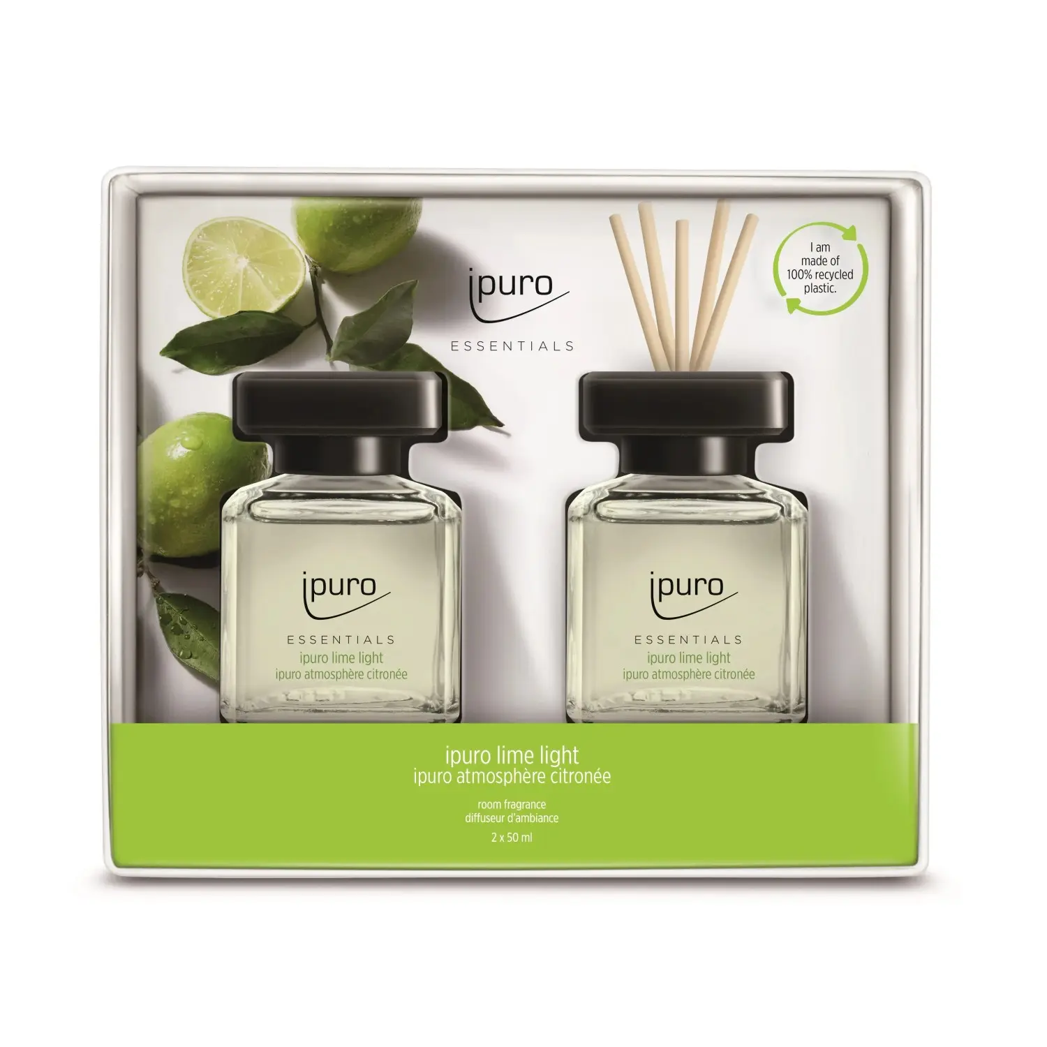 Ipuro Aroma difuzér Essentials Lime Light 2 x 50 ml
