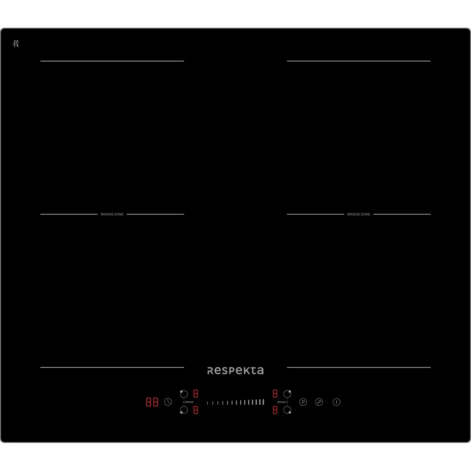 Respekta Indukční varná deska Alois KM6601IB-28, černá, 5,8 × 59 × 52 cm