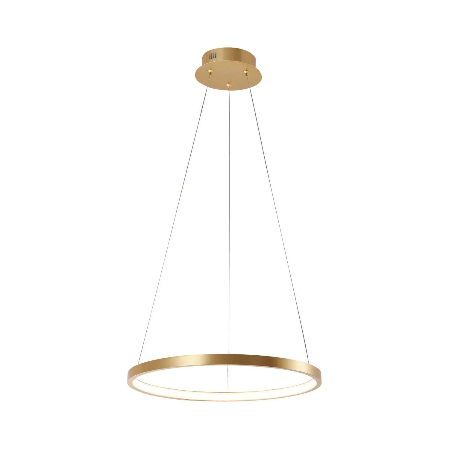LD 11522-12 CIRCLE LED závěsné svítidlo, kruhové, Ø39cm, zlatá 3000K - LEUCHTEN DIREKT / JUST LIGHT