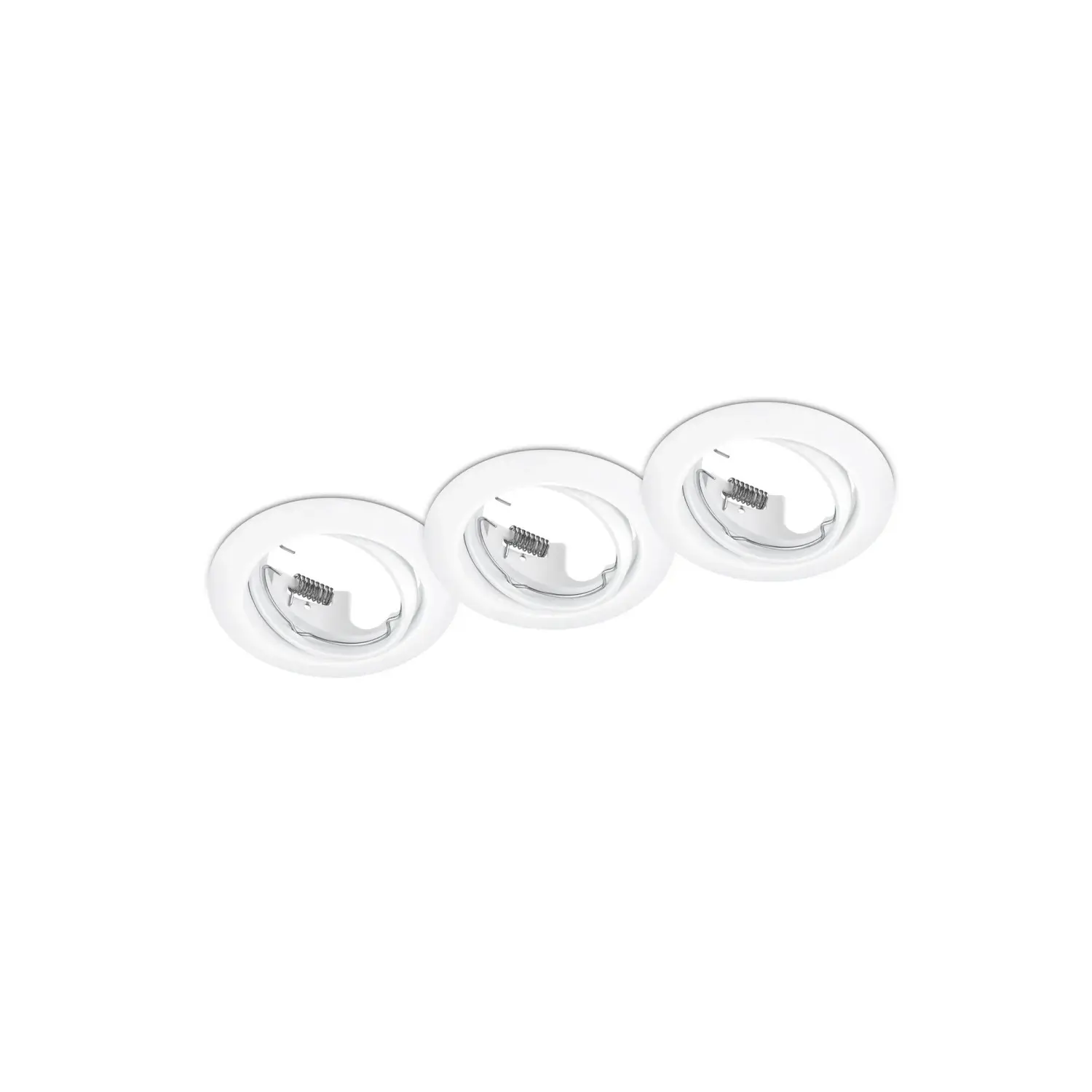 Trio Vestavné svítidlo Jura 3 x GU10, bílá matná pr. 80 mm