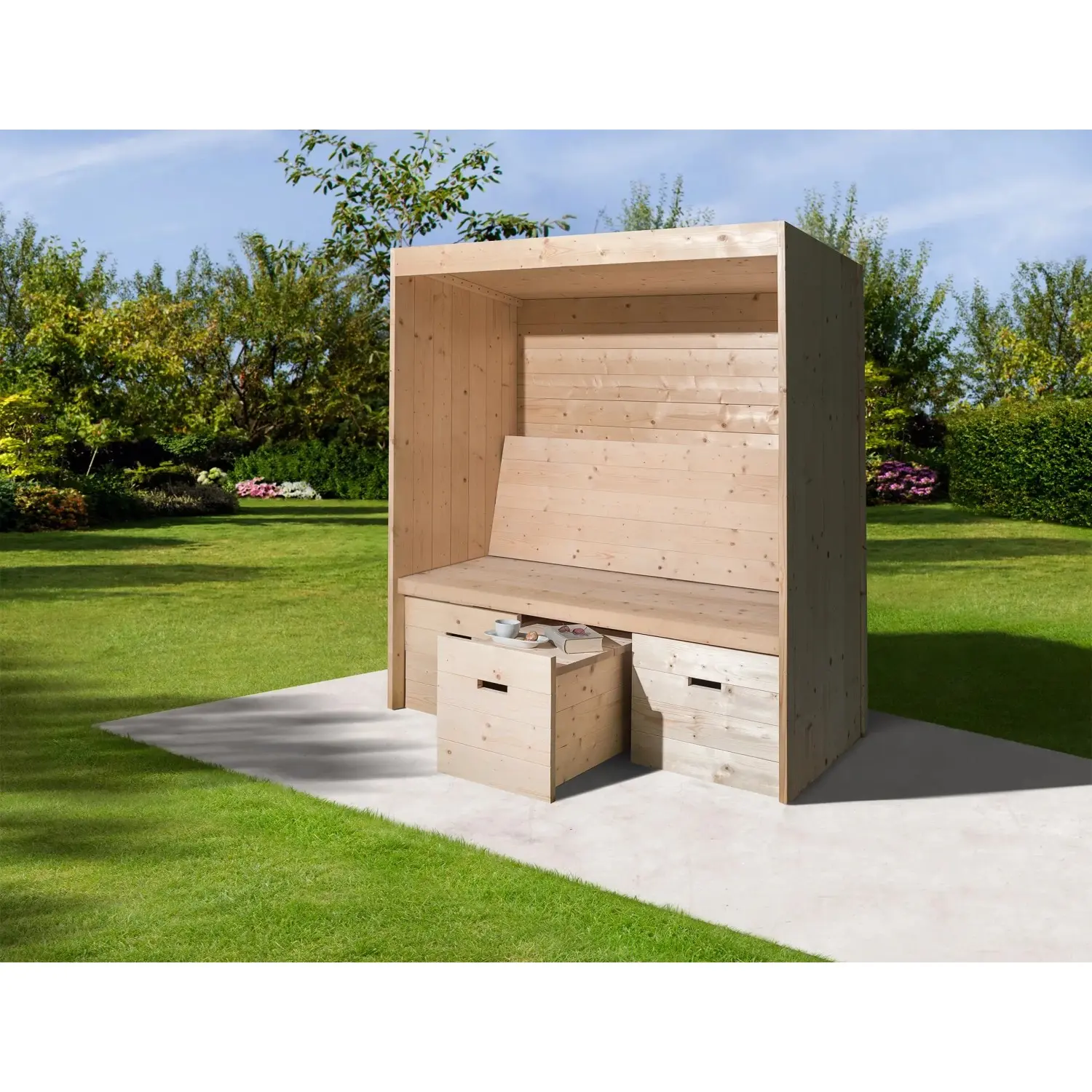Weka Kryté zahradní posezení Bozen 171 x 85 cm