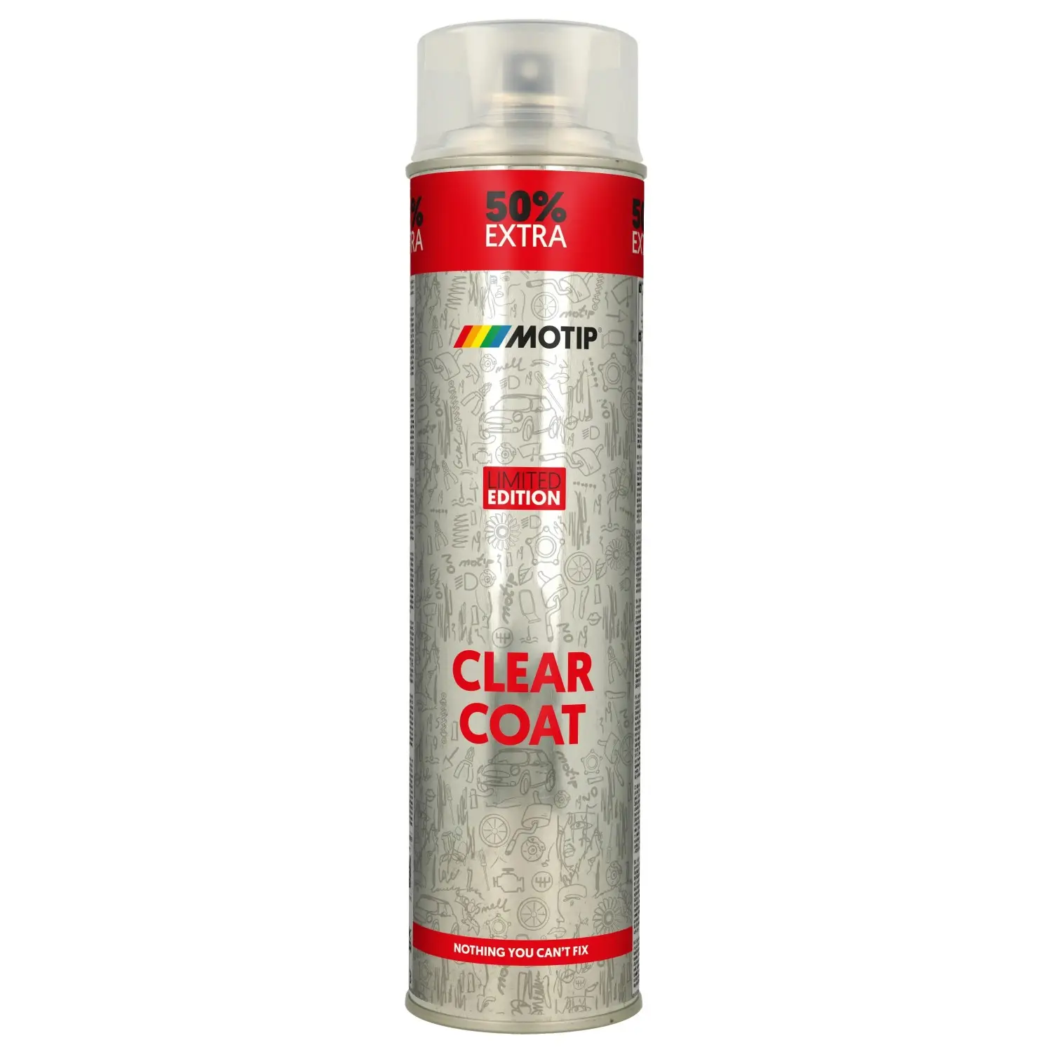 Motip Vrchní akrylový lak M Rallye 600 ml, čirý