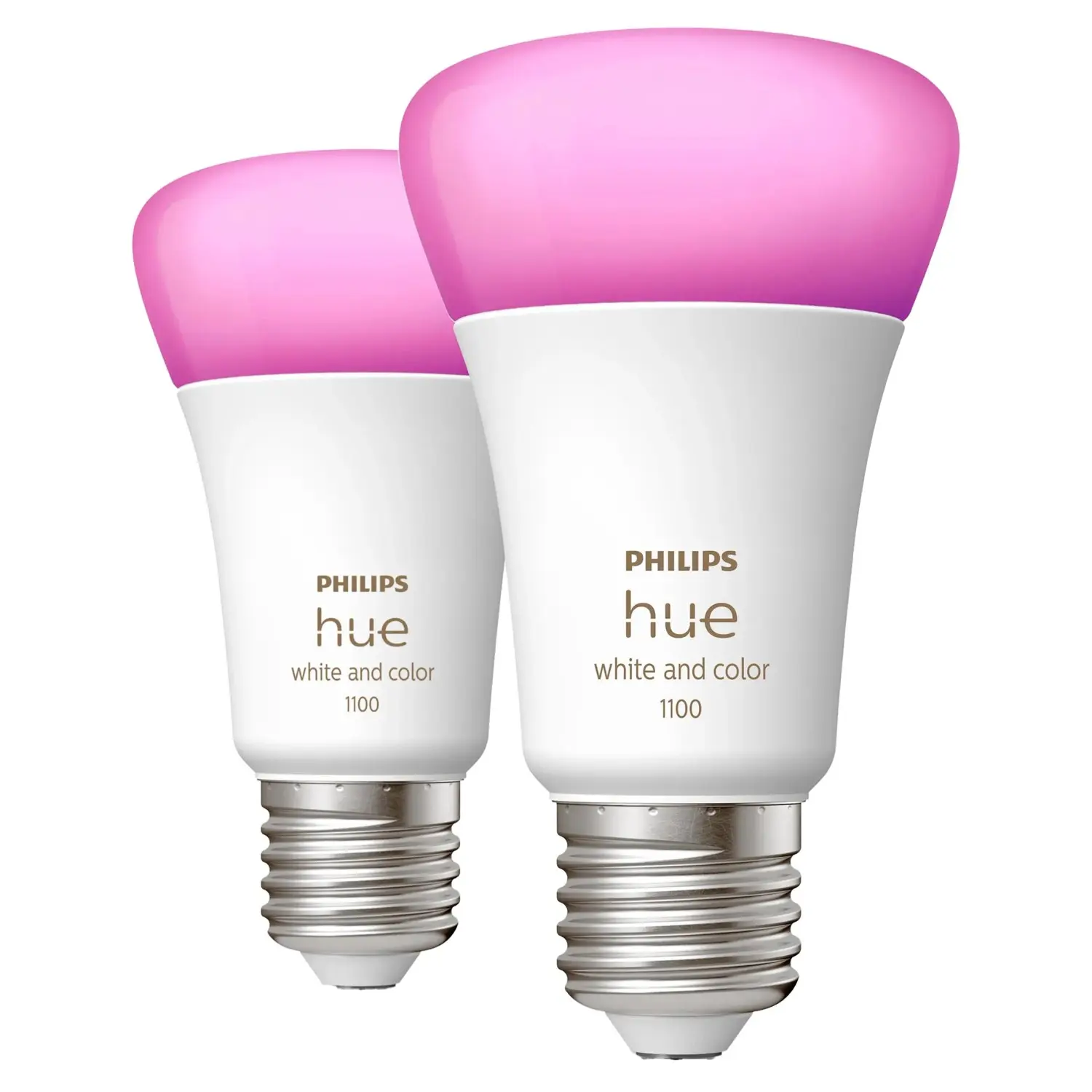 Philips Hue Smart žárovka White&Color 1100 E27 A60 11W 1055lm 2000-6500K 2ks