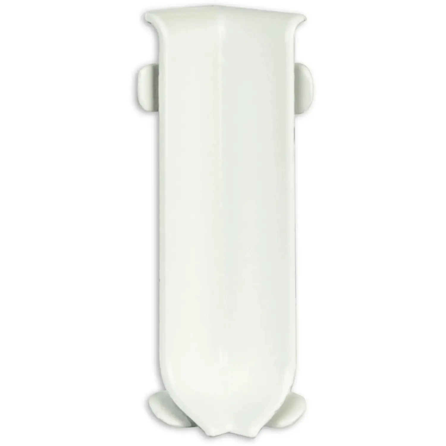 Fuchs Design Hliníkový sokl - vnitřní roh, práškově lakovaný bílý, 8 cm