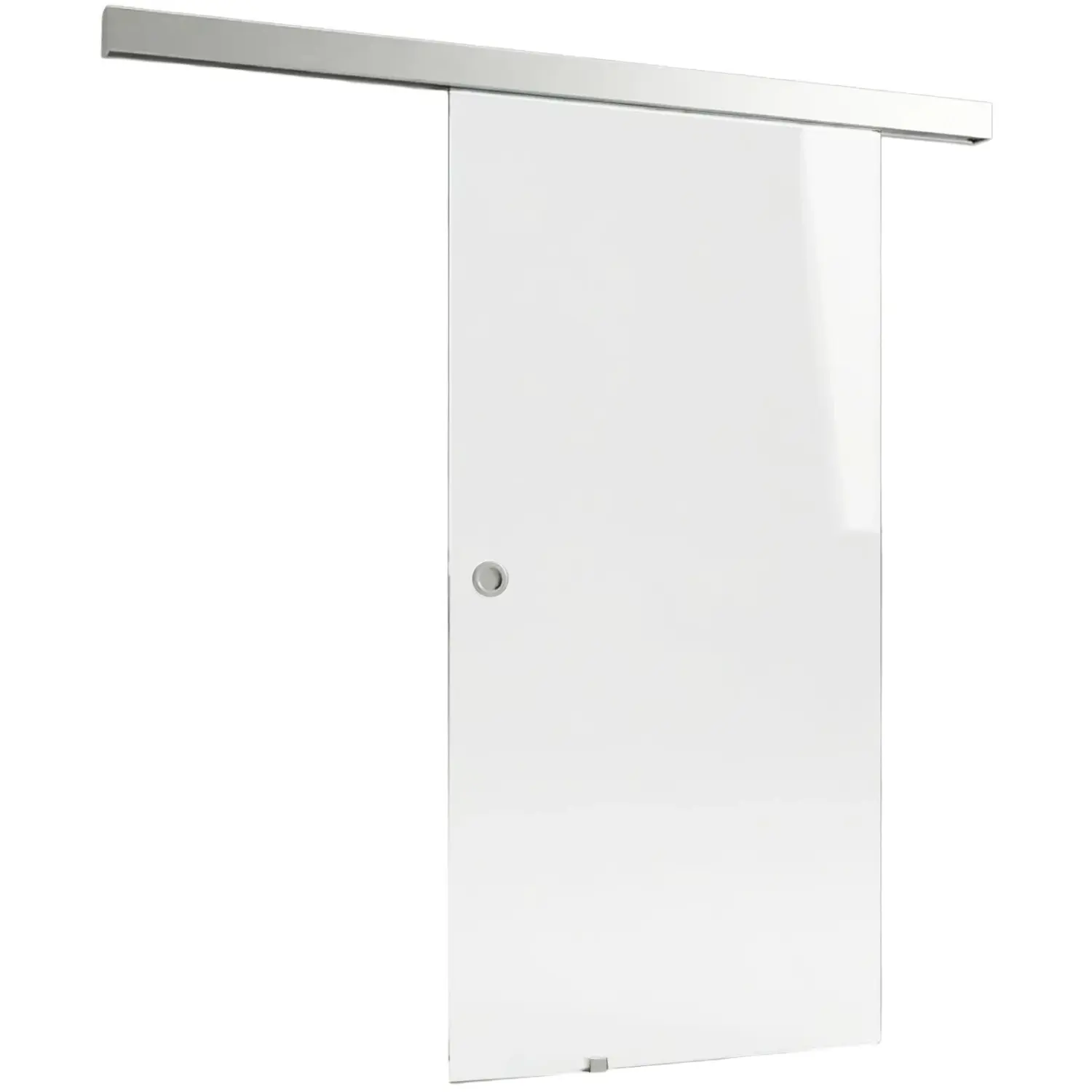 Doorlegro Posuvné dveře EasySlide 65 - set, čiré sklo/stříbrná, 205 x 90 cm