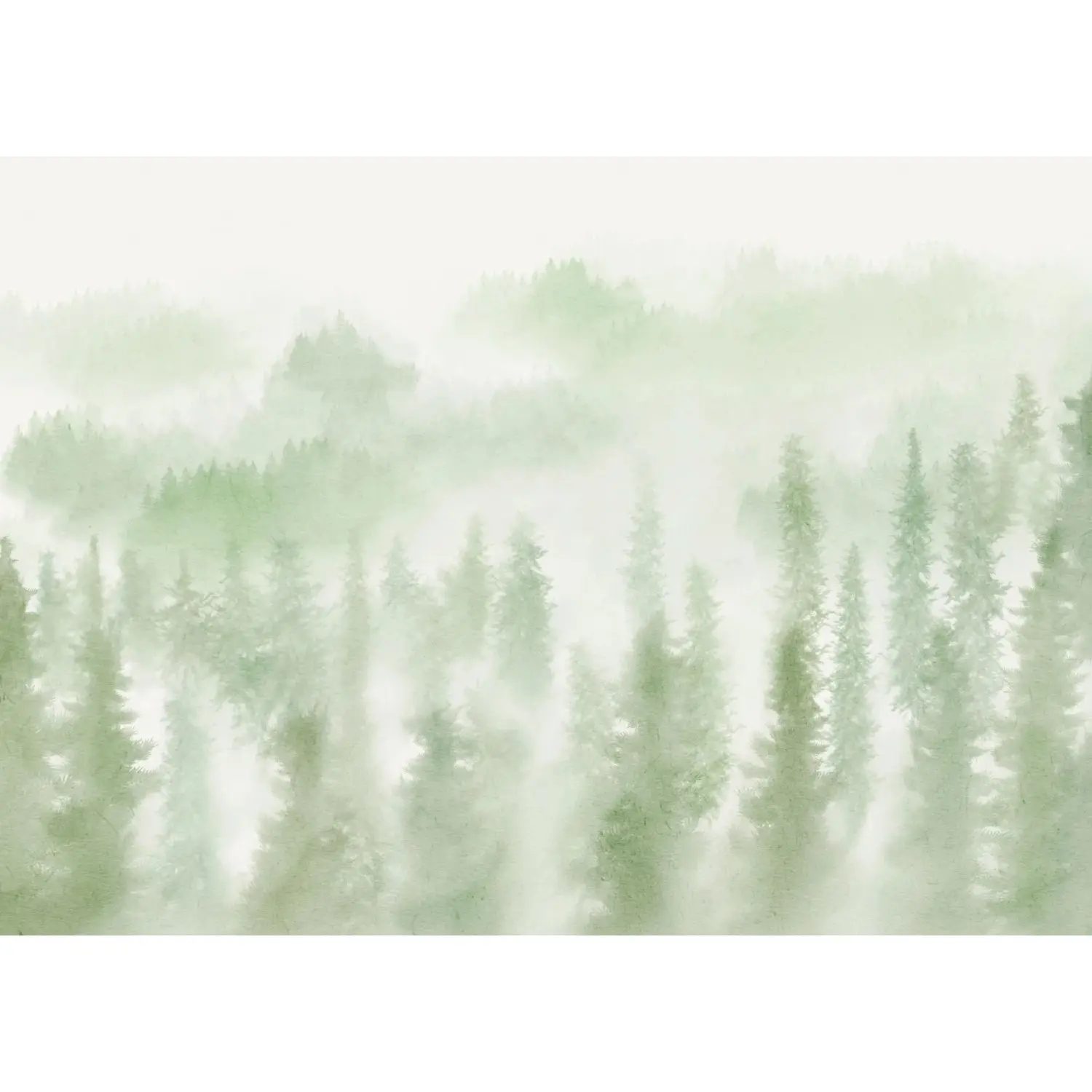 Komar Vliesová fototapeta Blurry Woods 250 x 350 cm