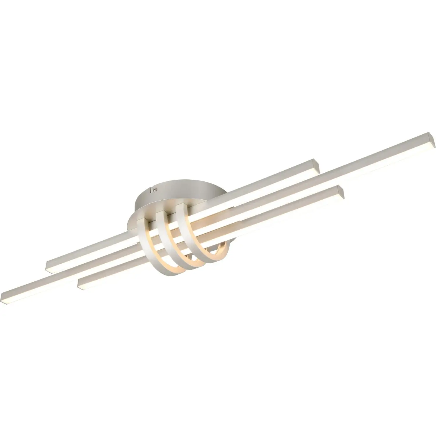 Reality Stropní LED svítidlo Cinto, 20W, 3000K, matný nikl, 81 x 10,5 x 18 cm