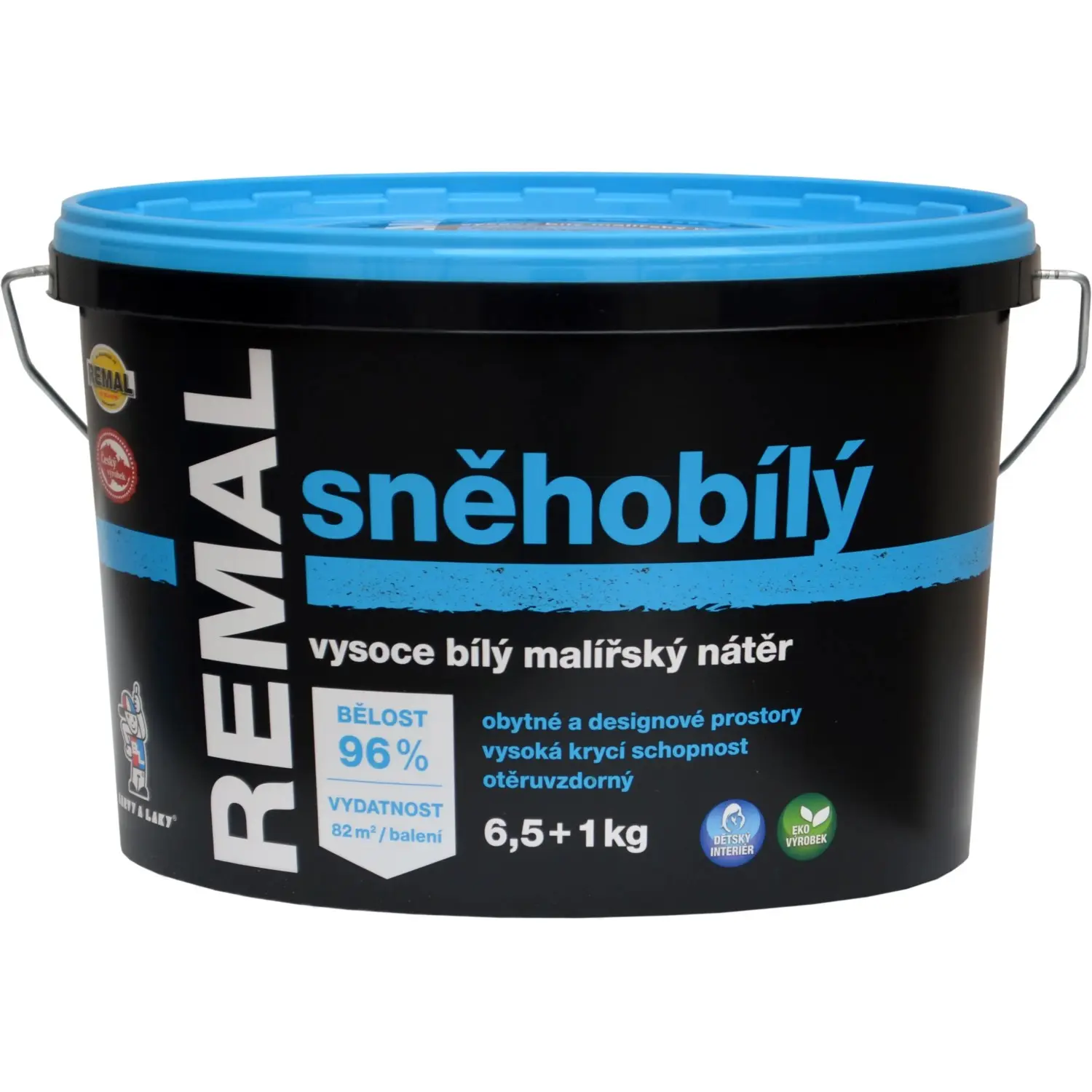 Remal Sněhobílý malířský nátěr 6,5 kg + 1 kg