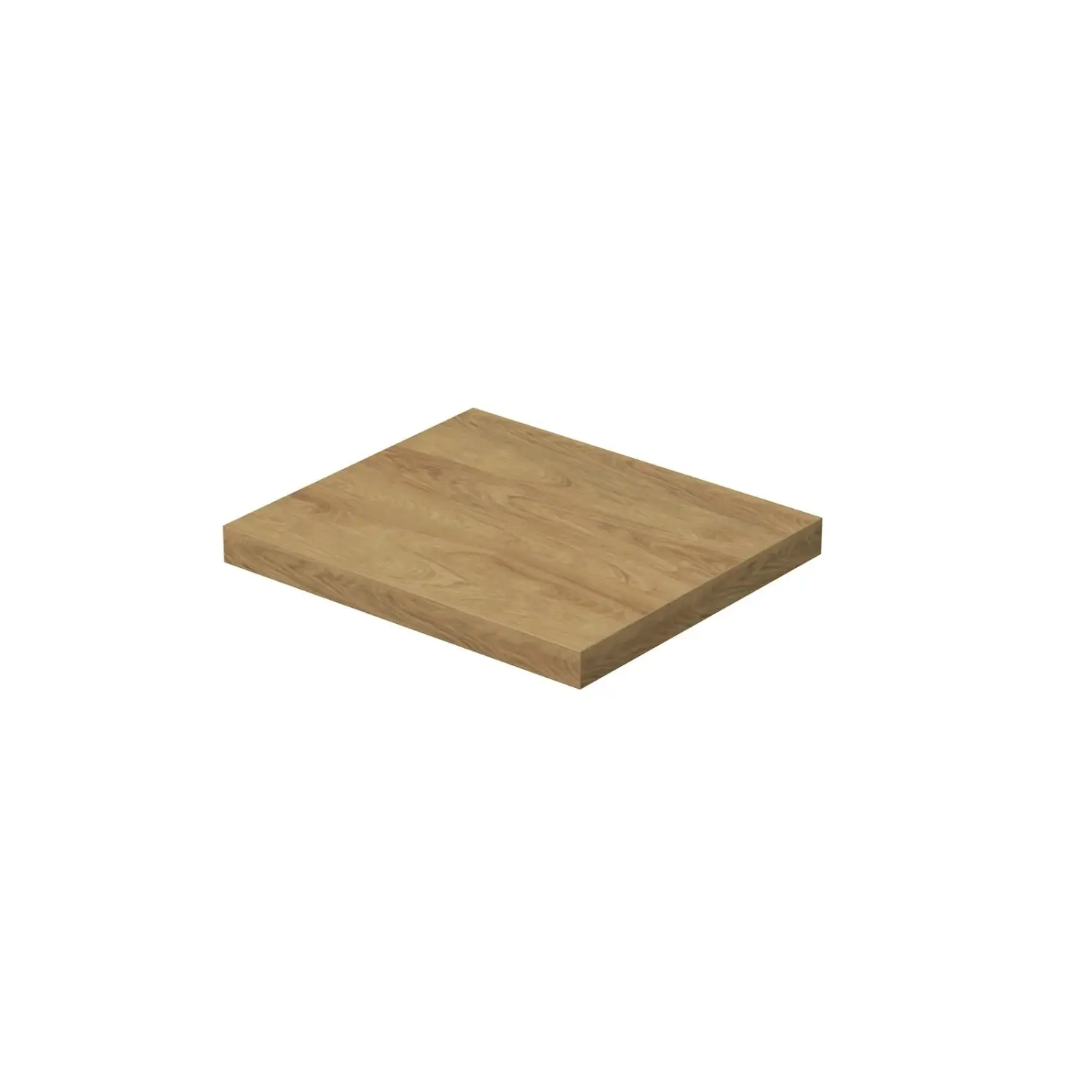INTEDOOR Umyvadlová deska BEE bez výřezu, š. 60 cm, dub Hickory