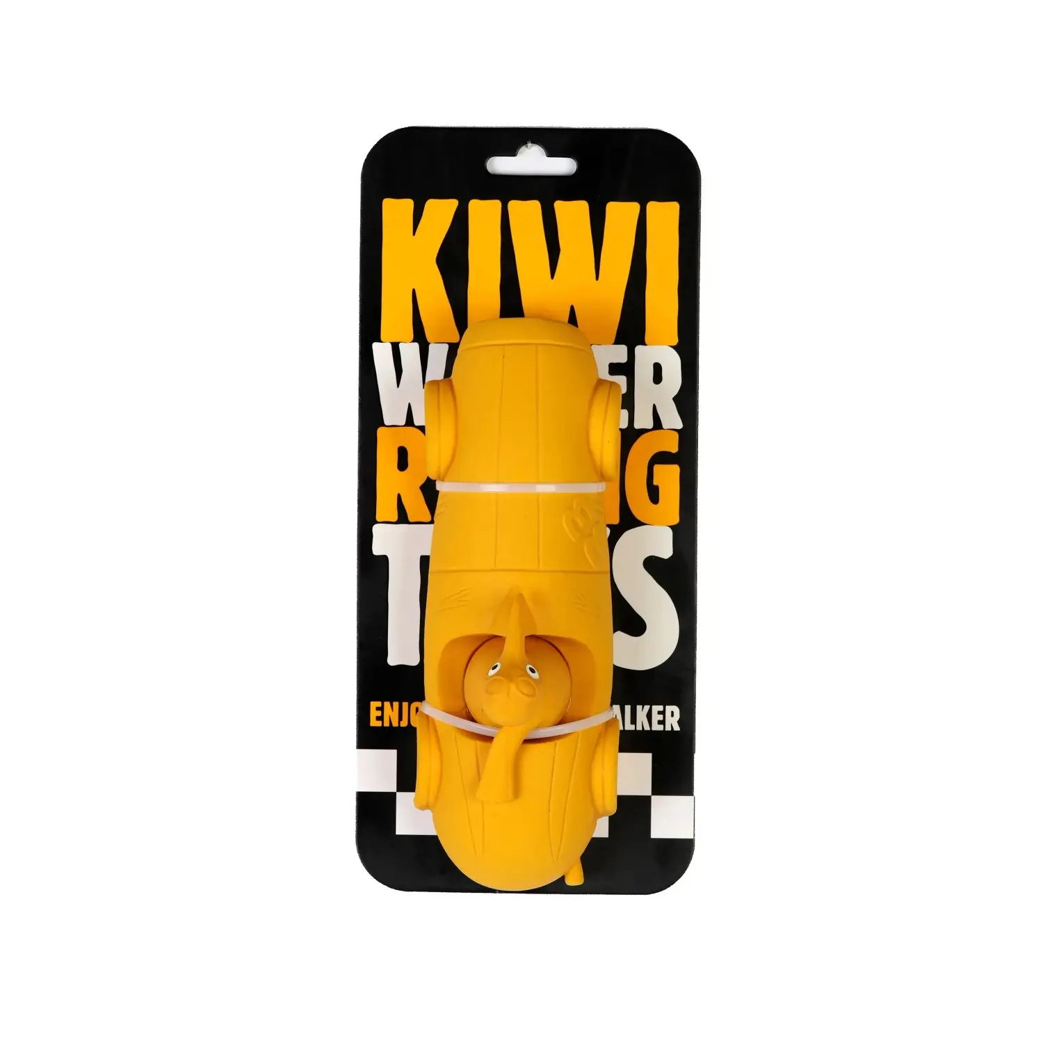 Kiwi Walker Latexová hračka pískací Cigar, oranžová, 19 cm