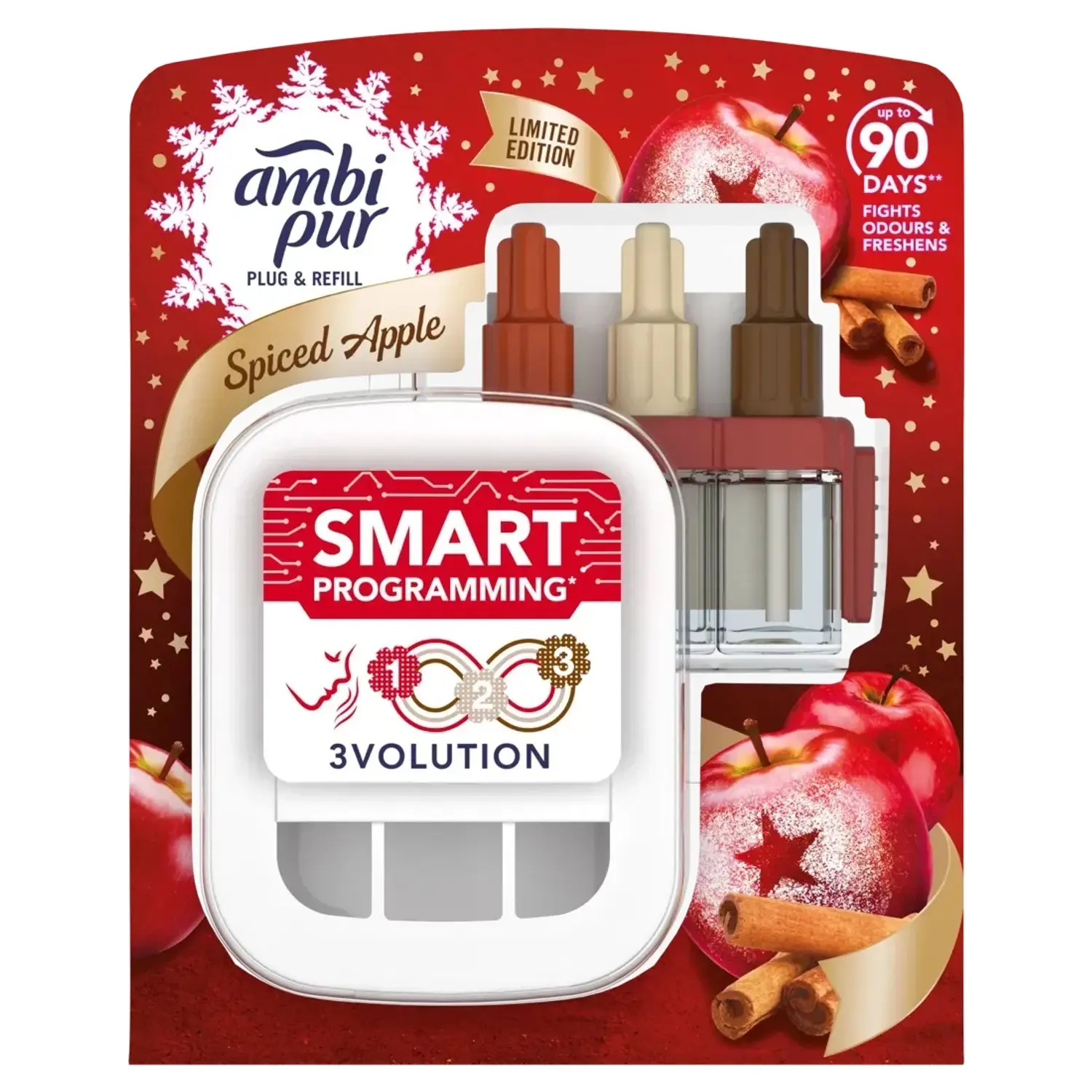Ambi Pur 3Volution Osvěžovač Vzduchu, Startovací Sada Spice Apple 20 ml