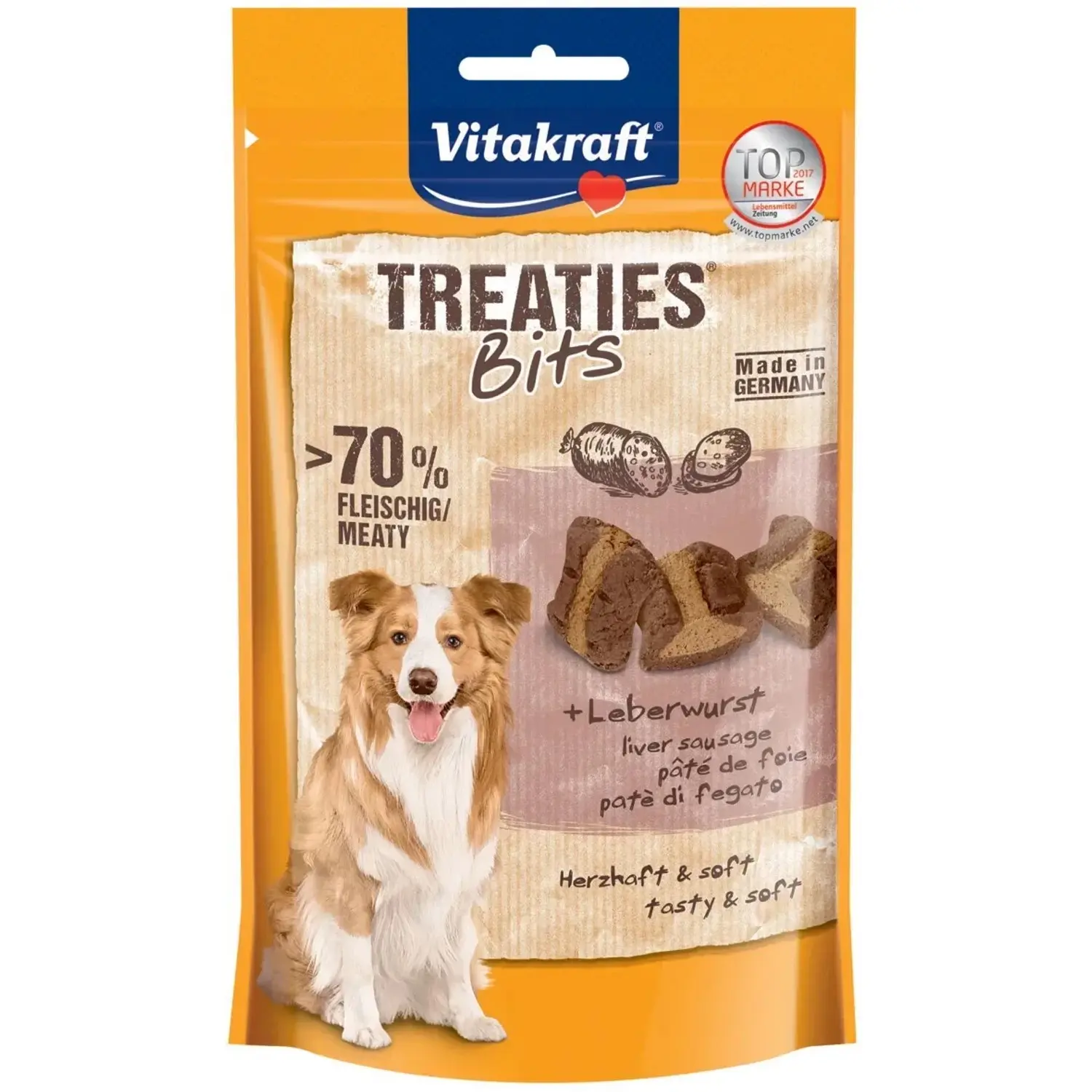 Vitakraft Pochoutka pro psy Treaties Bits játrové 120 g