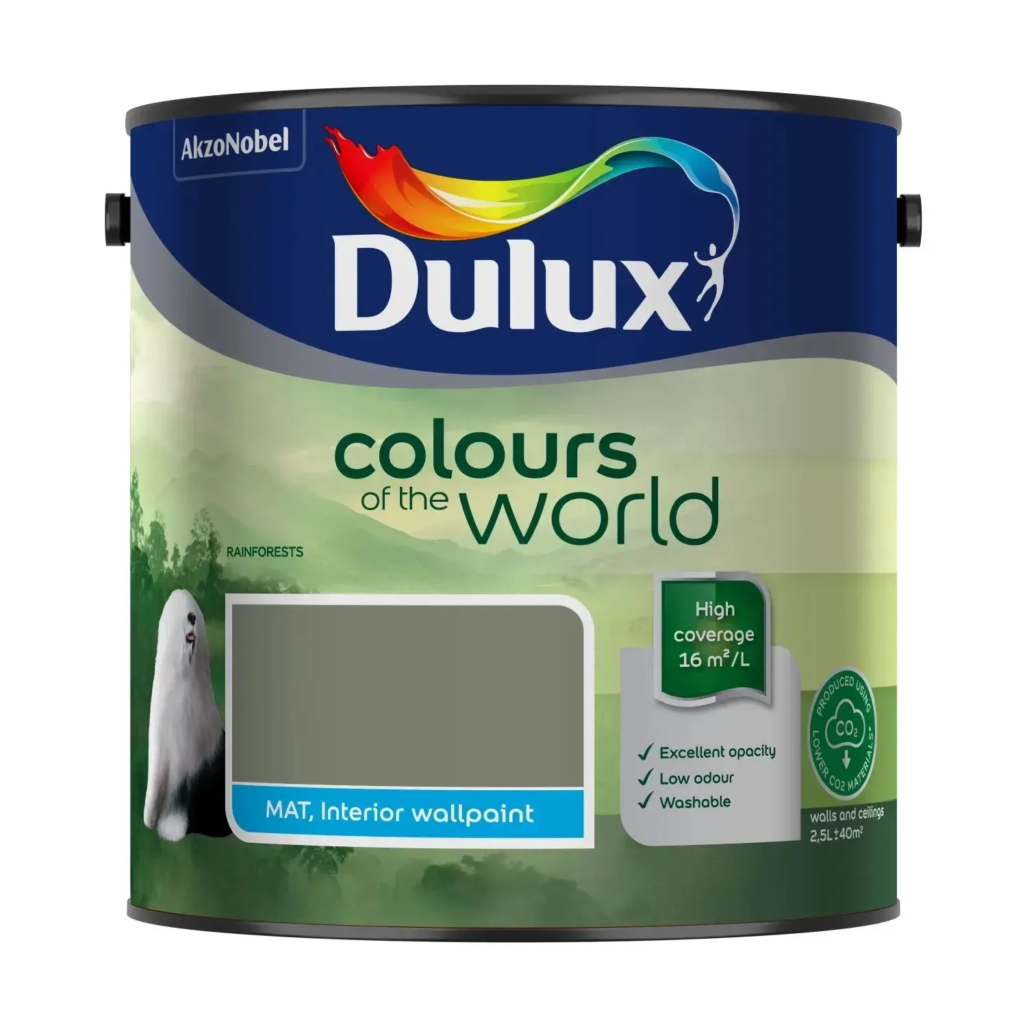 Dulux Interiérová emulzní barva Colour of the World borový les 2,5 l
