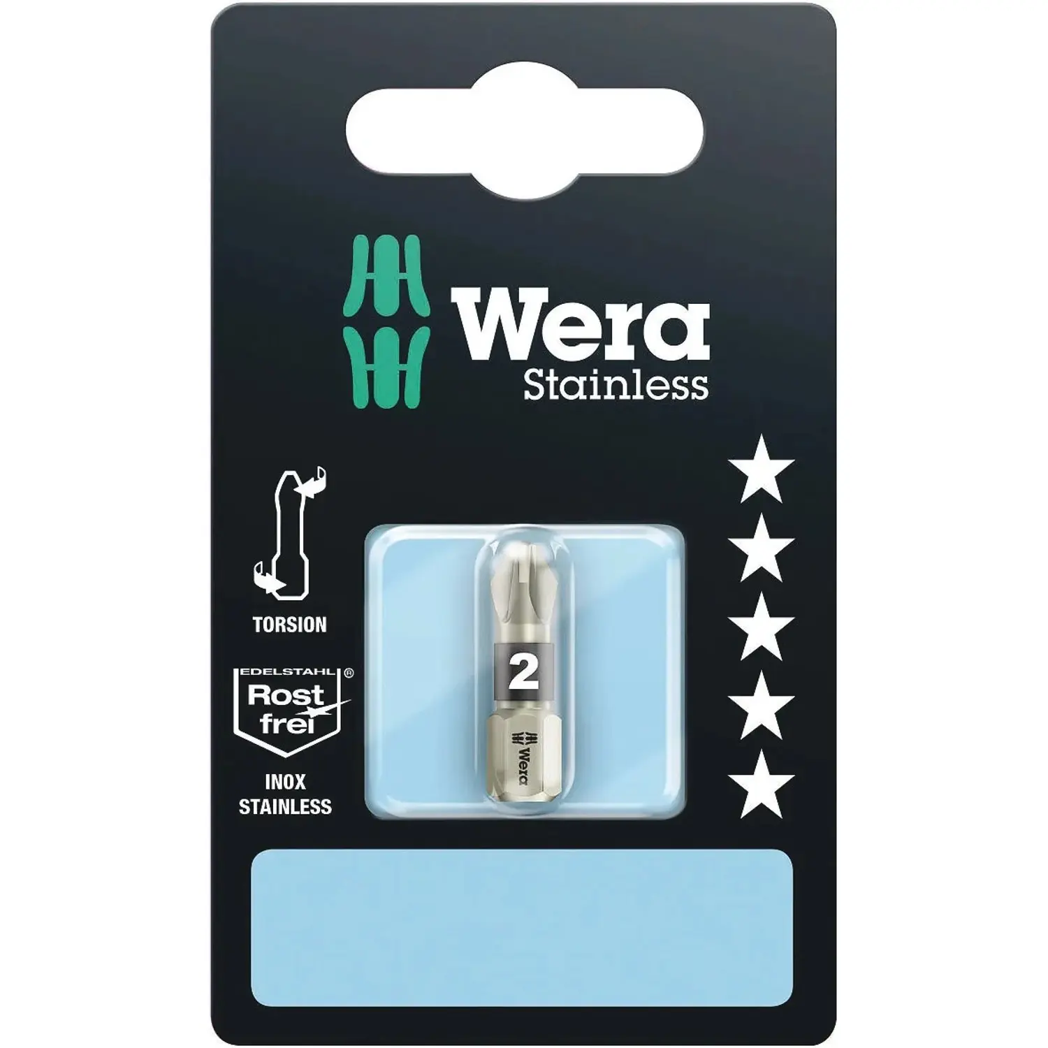Wera Křížový bit 3855/1 TS, nerezová ocel, PZ2 x 25 mm