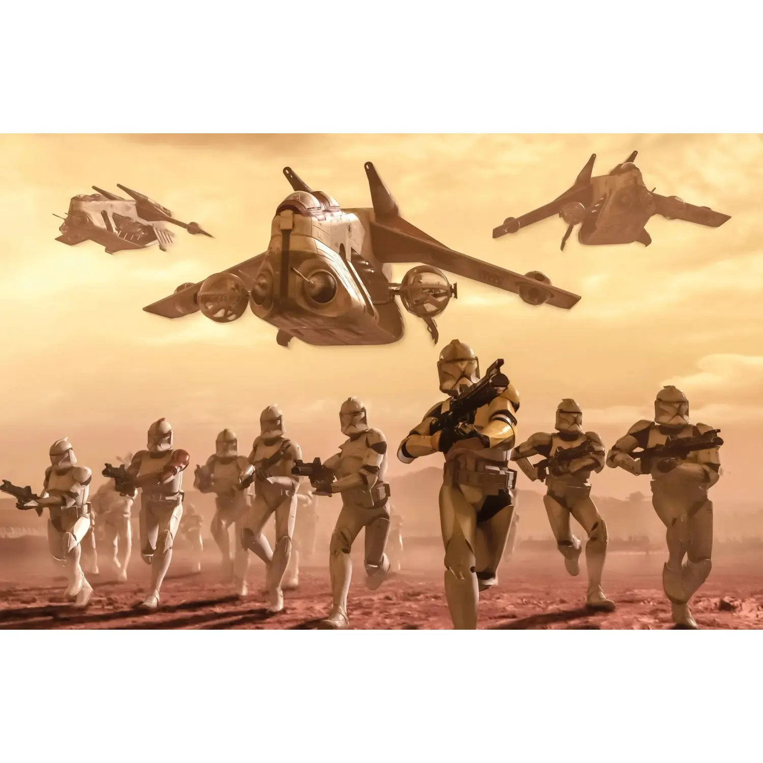 Komar Vliesová fototapeta Star Wars Classic Clone Trooper 400 x 260 cm