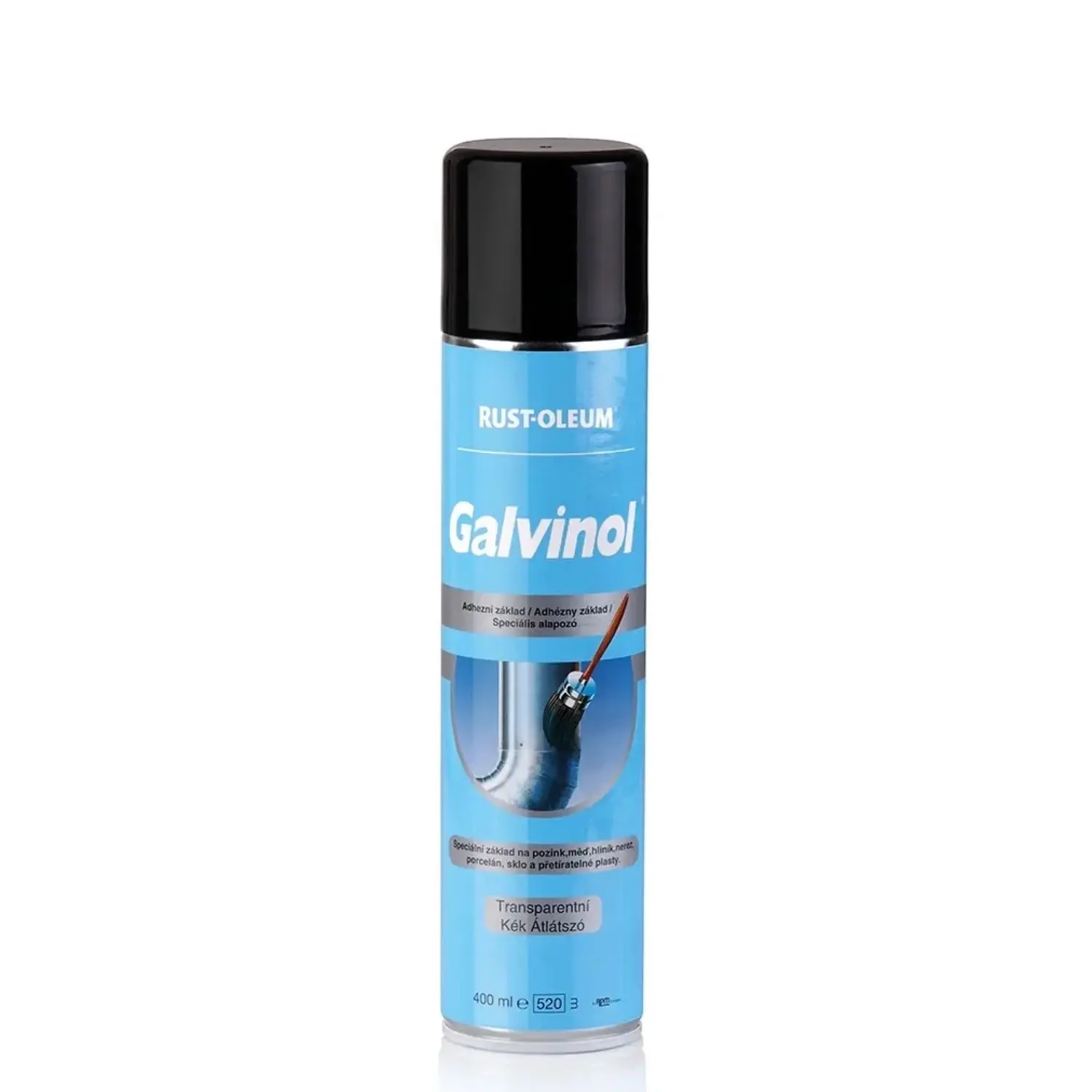 Základ na těžko natíratelné materiály ALKYTON GALVINOL 400 ml, světle modrá