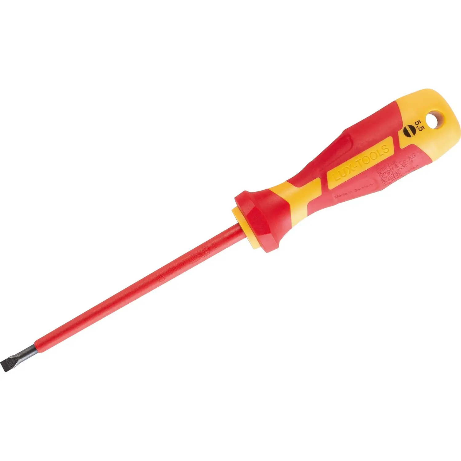 LUX-TOOLS Šroubovák VDE Professional SL, 5,5 x 125 mm