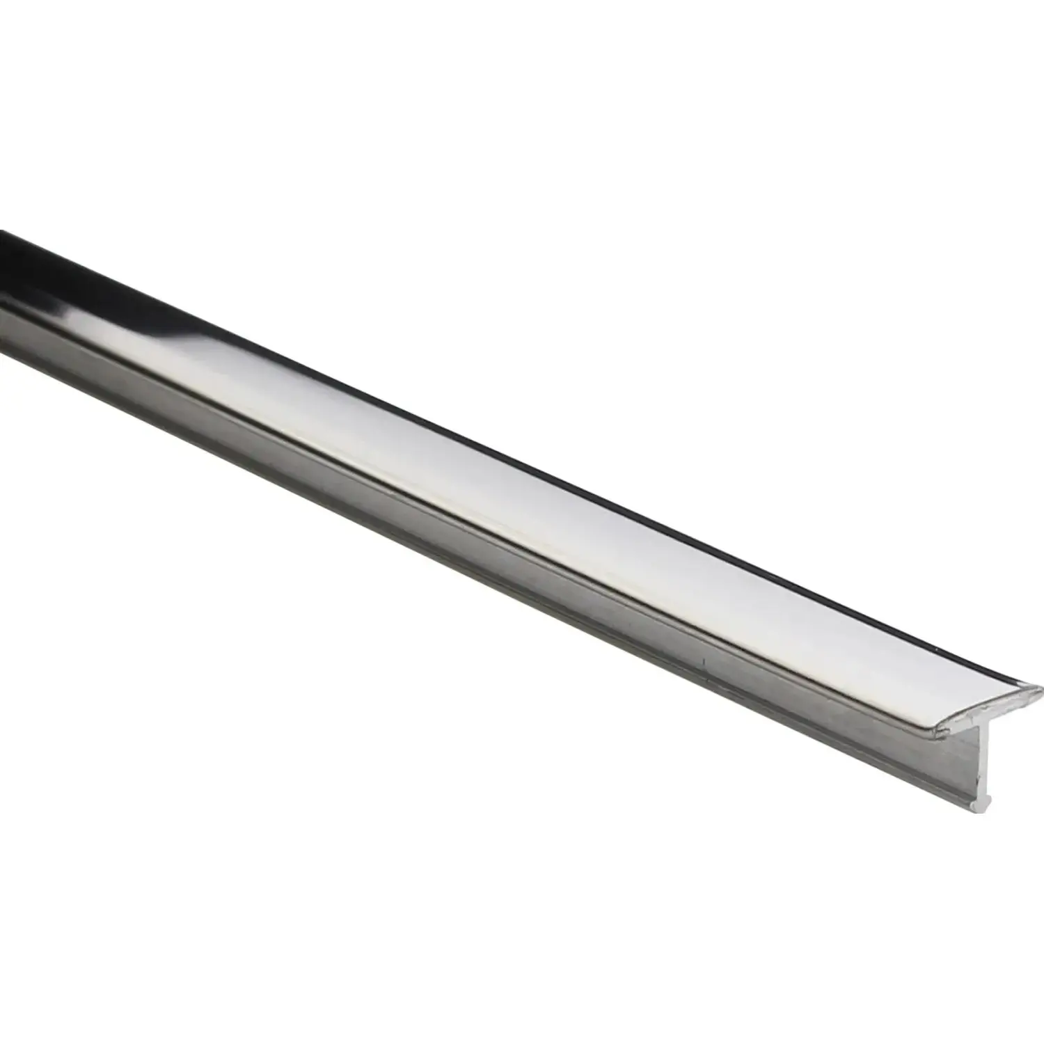 Arcansas T-Profil z leštěné nerezové oceli AISI 304 s.steel 14 x 9 x 900 mm