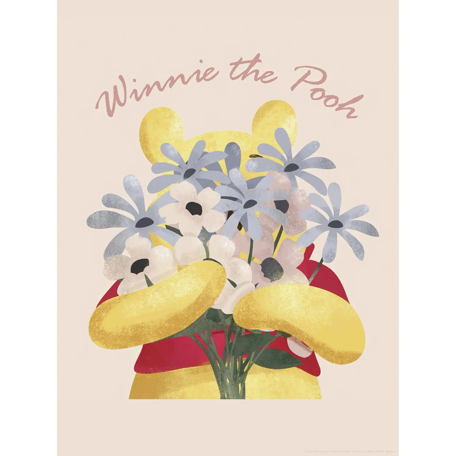 Komar Plakát Disney Winnie the Pooh Into The Blooms 30 x 40 cm