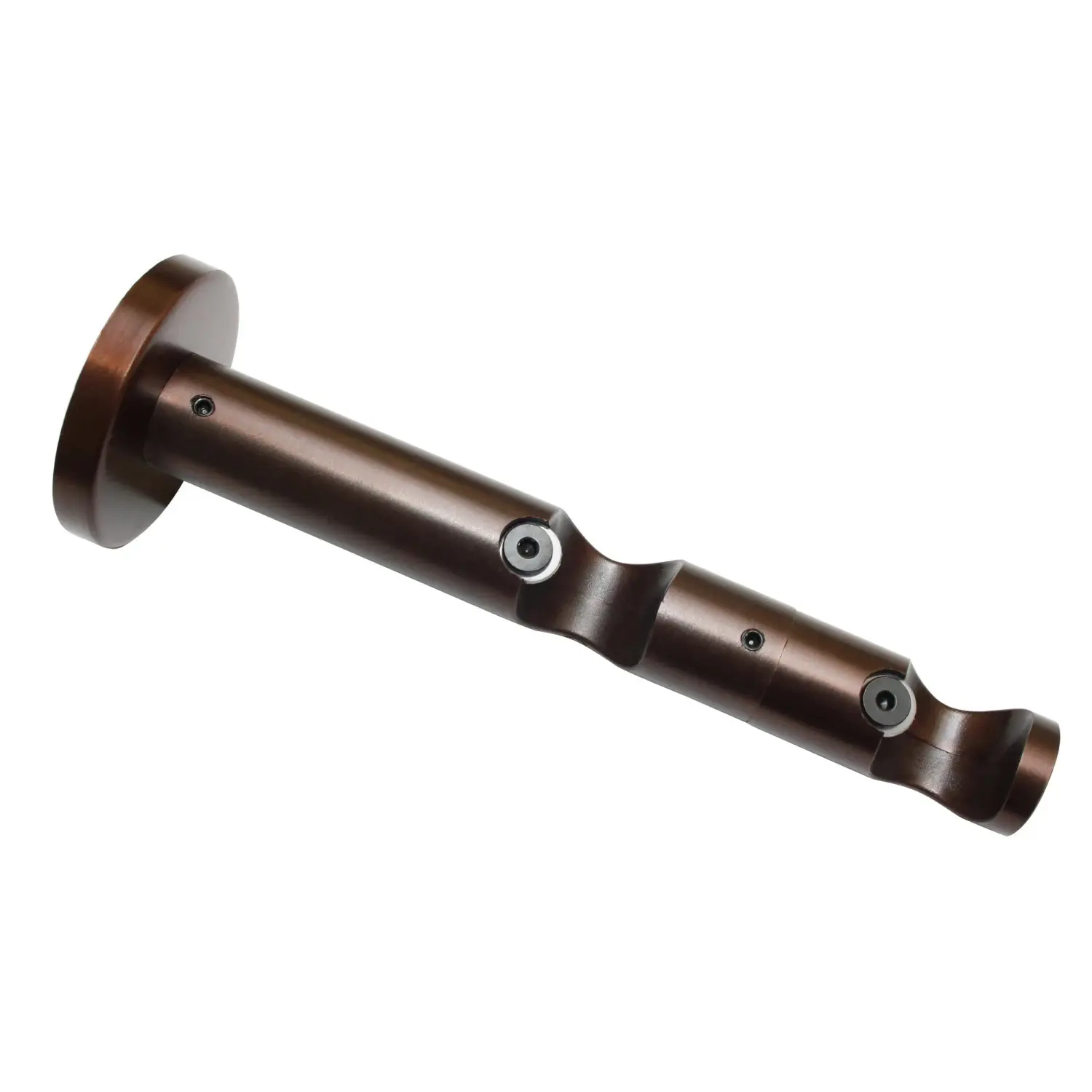 Gardinia Dvojitý kombinovaný držák Chicago otevřený, bronz, 8/6 cm