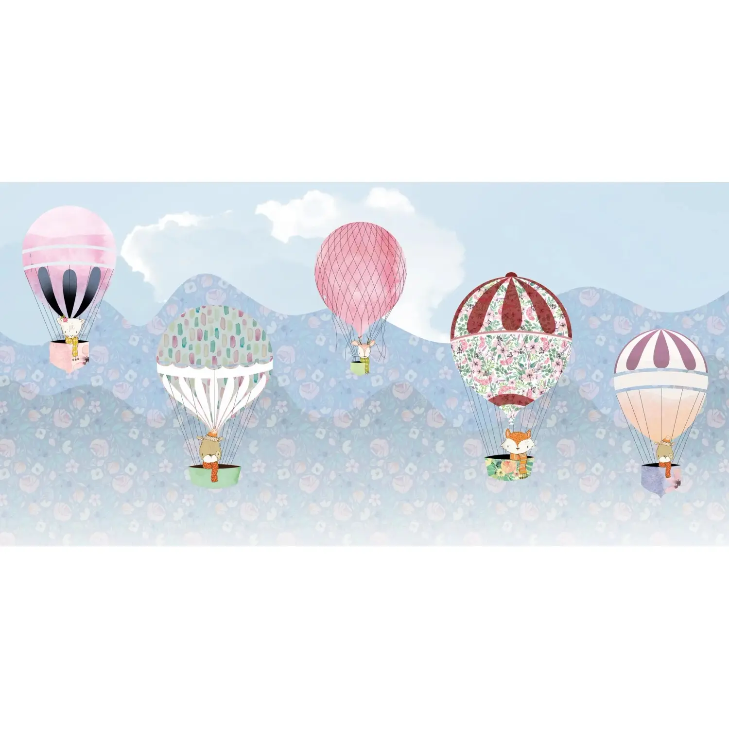 Komar Vliesová fototapeta Happy Balloon 500 x 250 cm