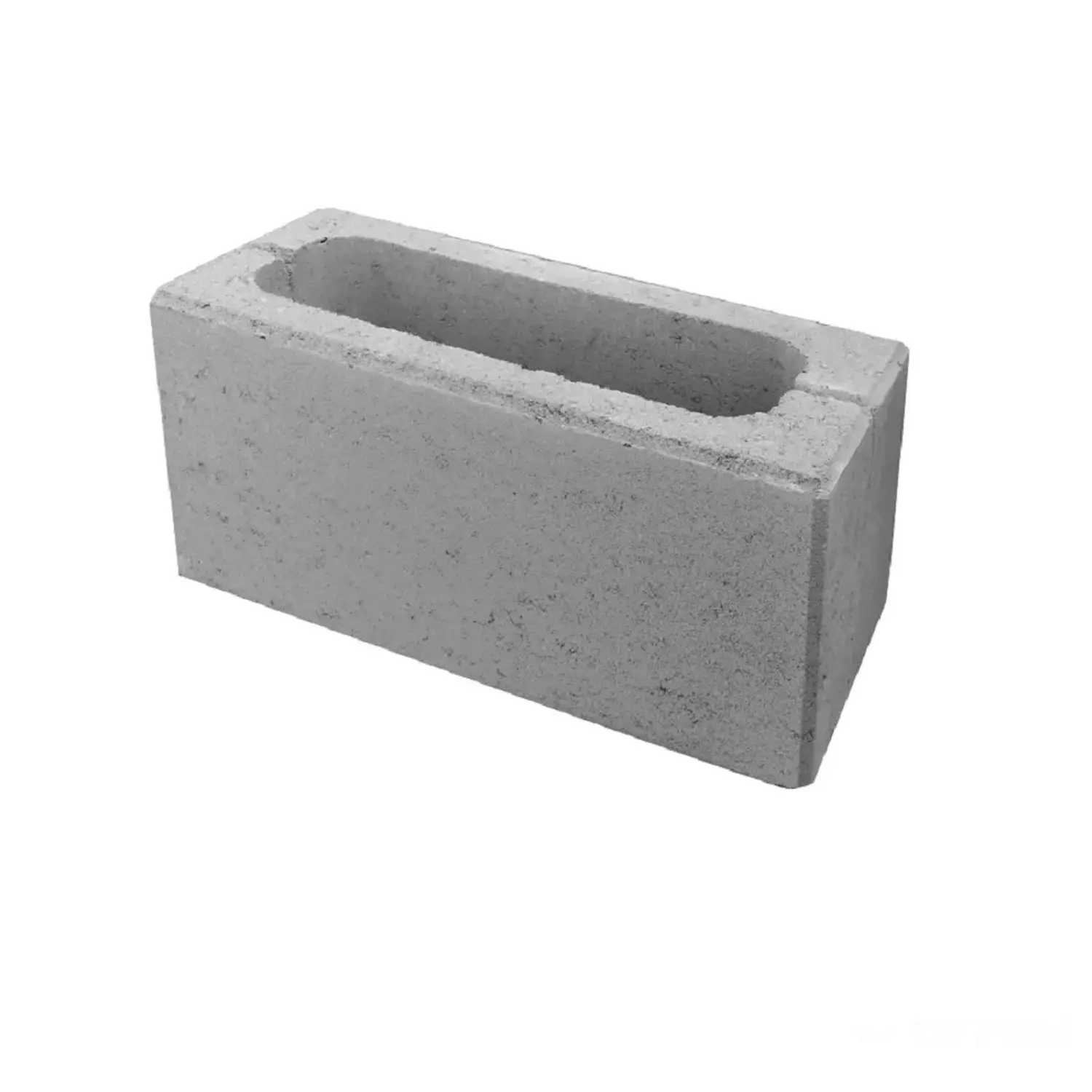 DITON Plotová tvárnice s fazetou H hladká přírodní 38,5 x 19 x 19 cm