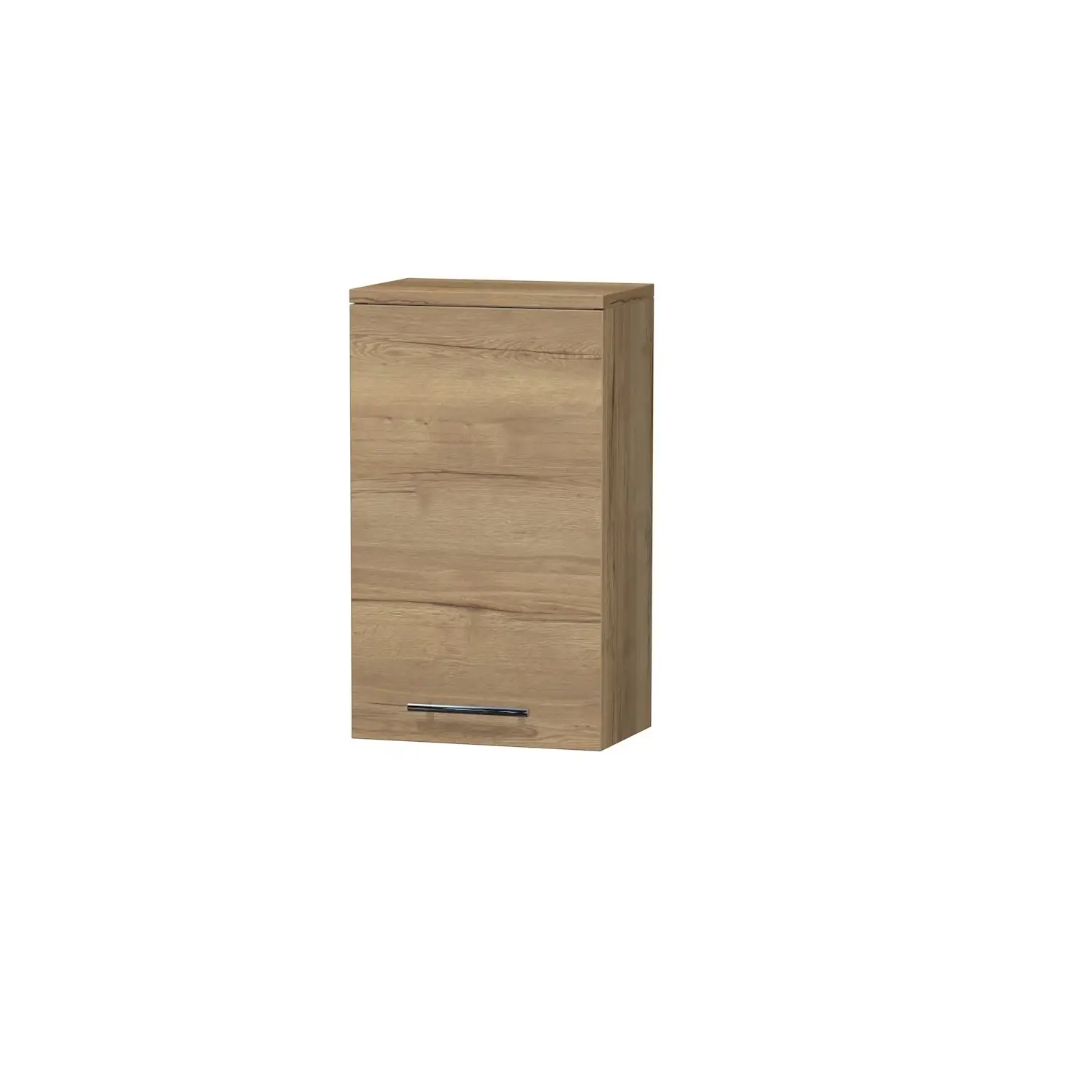 INTEDOOR Horní závěsná skříň BEE pravá, úchyt chrom, š. 35 cm, dub Halifax