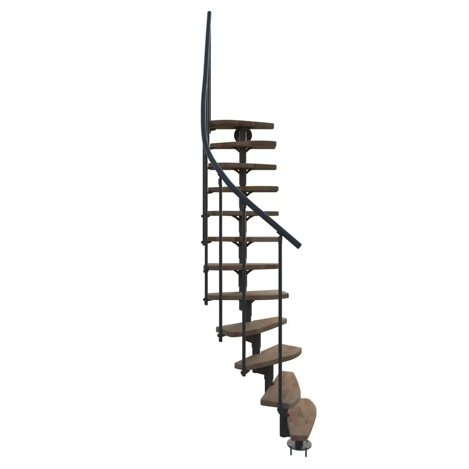 Minka STAIRS modulové schodiště Monte Carlo buk/šedá, 293,8 cm