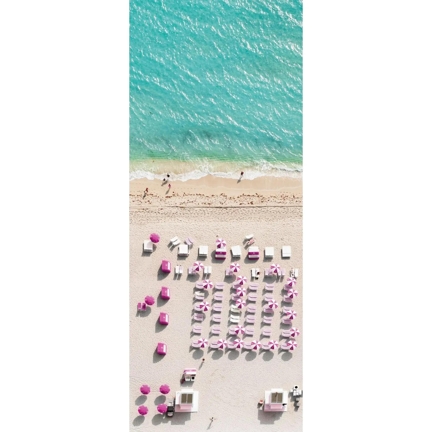 Komar Vliesová fototapeta Pink Umbrella 100 x 250 cm