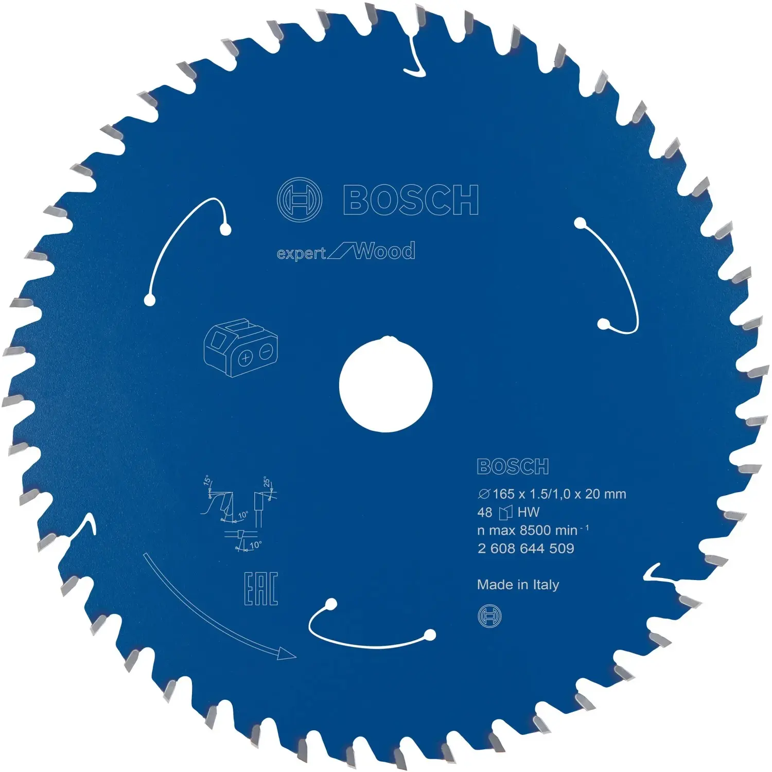 Bosch Pilový kotouč Expert for Wood pro aku pily pr. 165 x 20 mm
