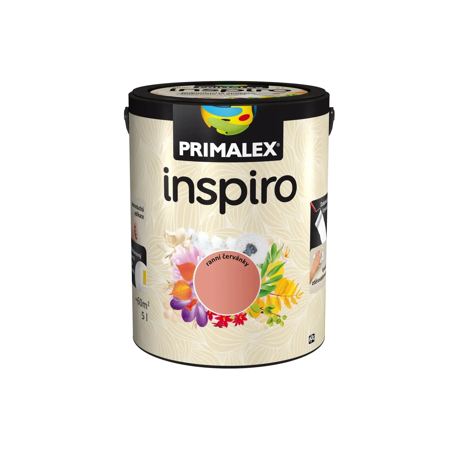 PRIMALEX Barevný vnitřní malířský nátěr Inspiro ranní červánky 5 l