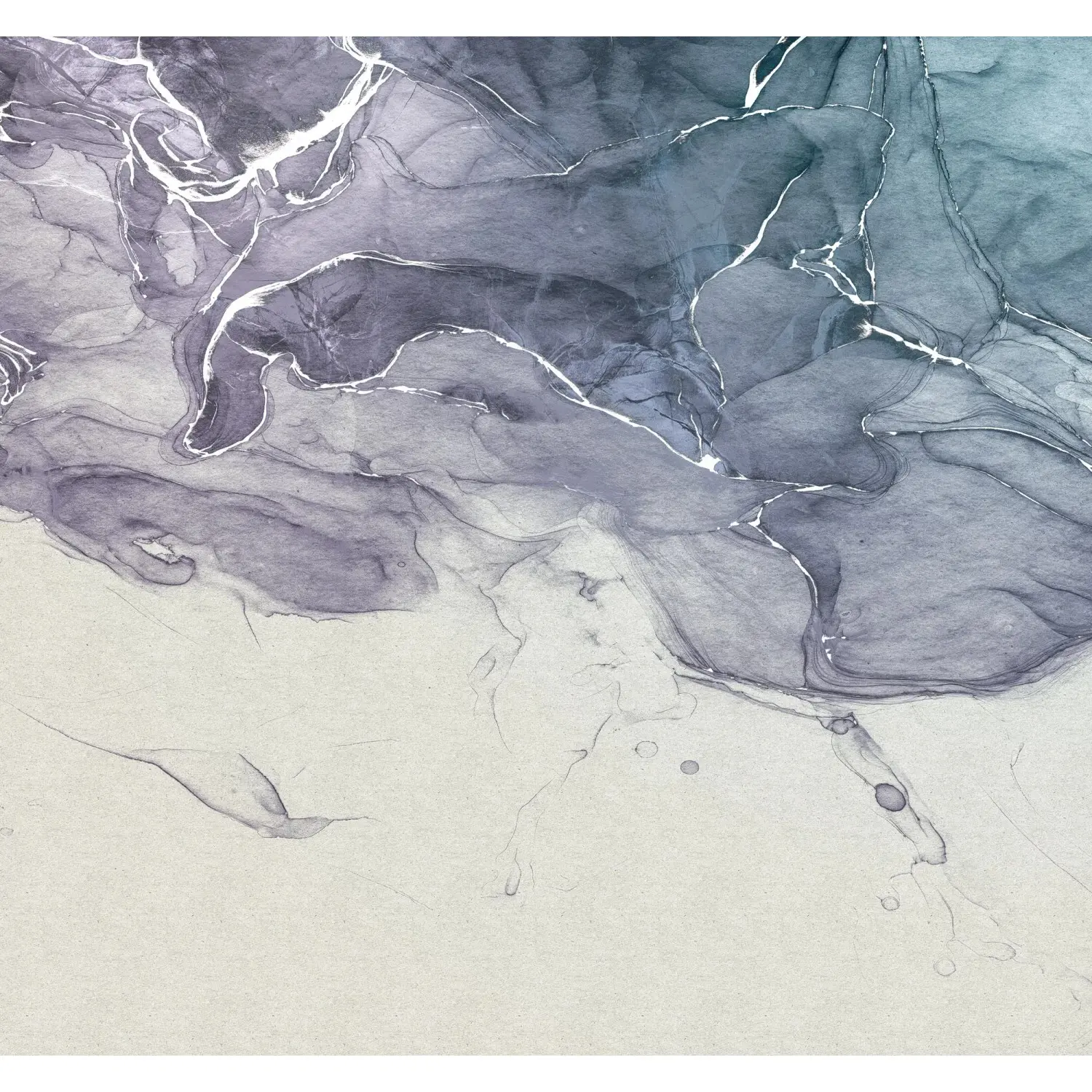 Komar Vliesová fototapeta Ink Blue Fluid 300 x 280 cm