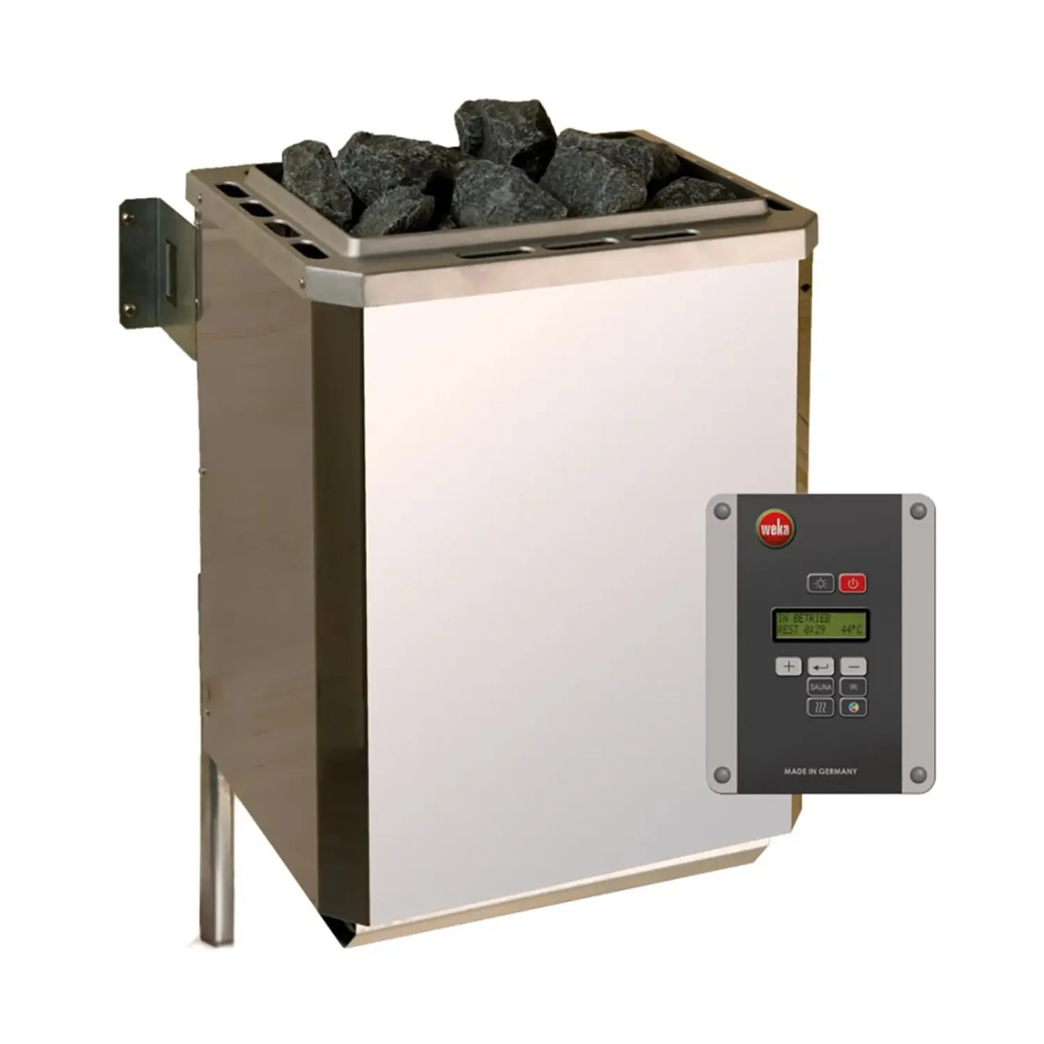 Weka Saunová kamna Klassik, 4,5 kW / 230 V, vč. kamen a digitálního ovládání