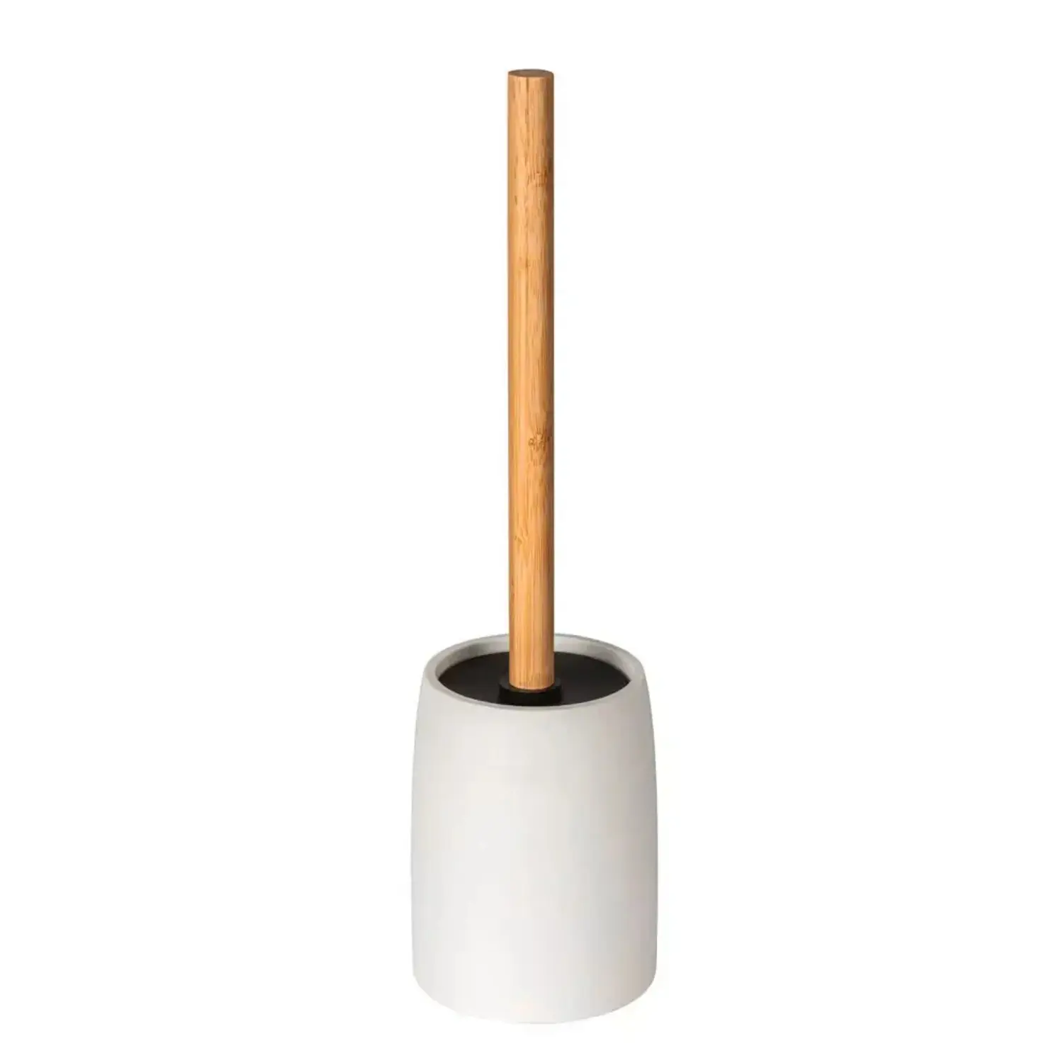 Wenko Sada WC štětky Altavalle, bílá/bambus, pr. 10,5 x 38,5 cm