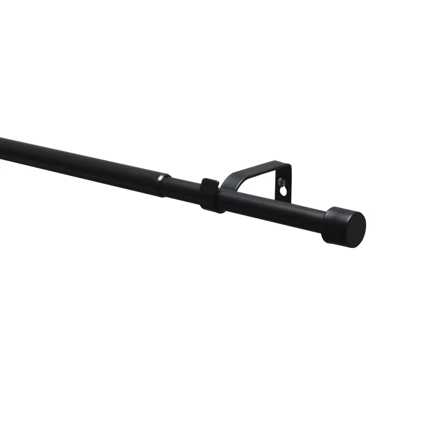 Gardinia Záclonová souprava Kos černá matná 1 tyč pr. 16/19 mm, 120-210 cm