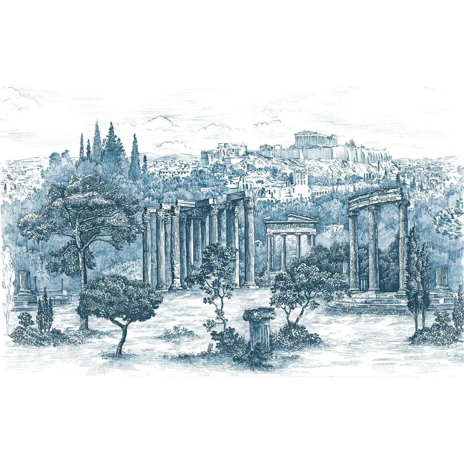 Komar Vliesová fototapeta Ruins 400 x 250 cm