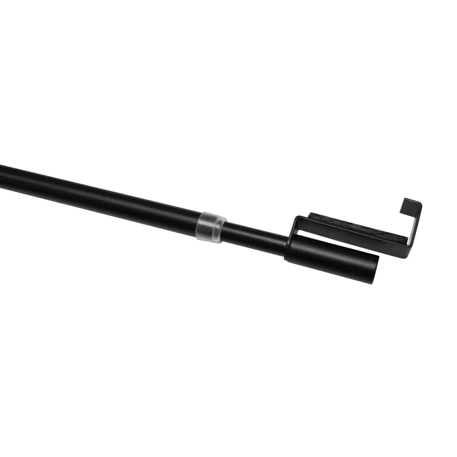 Gardinia Nastavitelná vitrážní tyč kovová černá matná pr. 7/9 mm, 90 - 130 cm