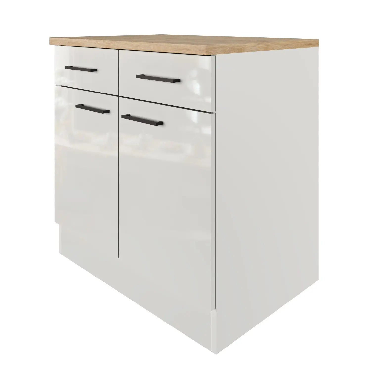 Flex-Well Kuchyňská skříňka Lund spodní zásuvky + dvířka 80 x 85 x 57,1 cm