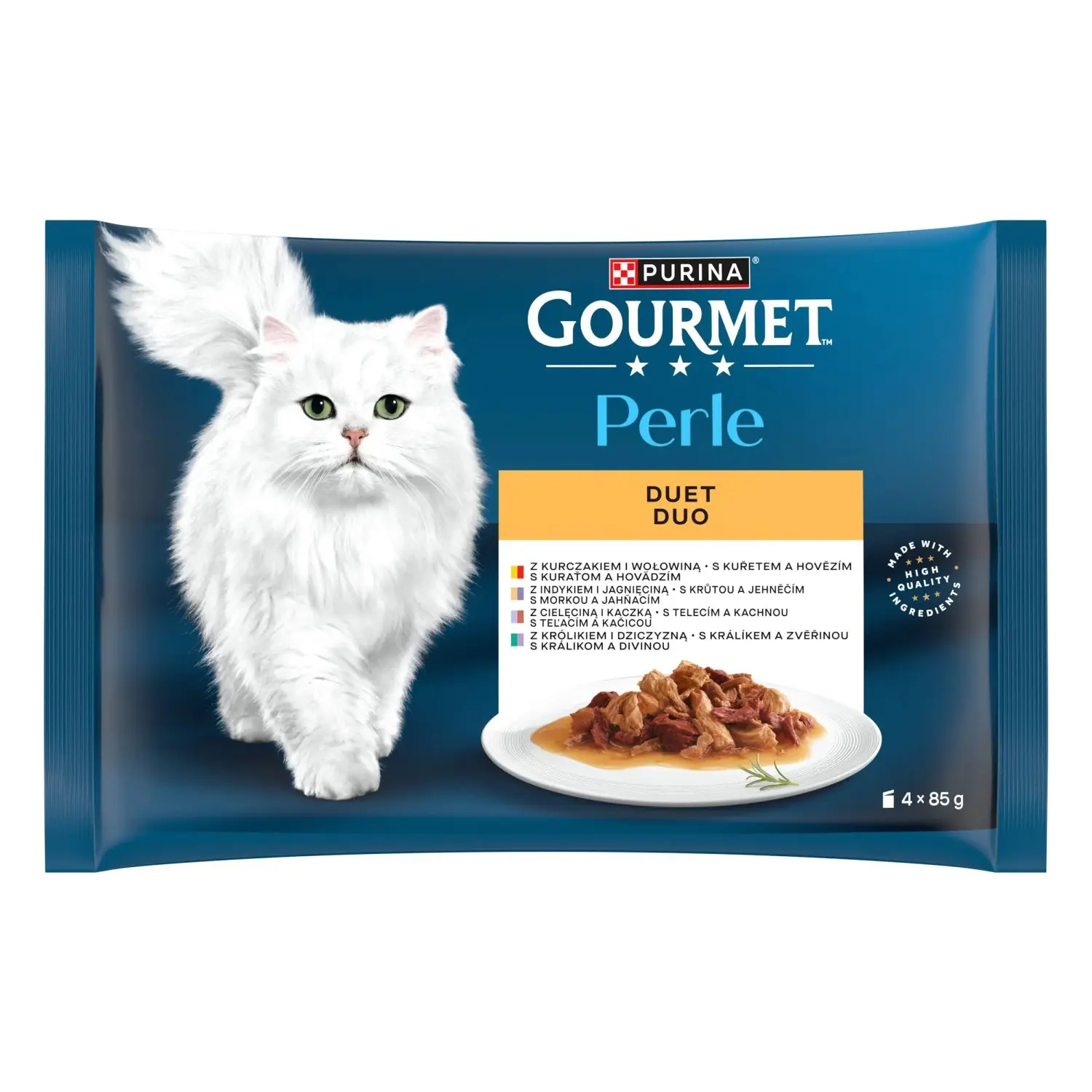 Gourmet Perle kapsička mp duo mix masové @4x85g