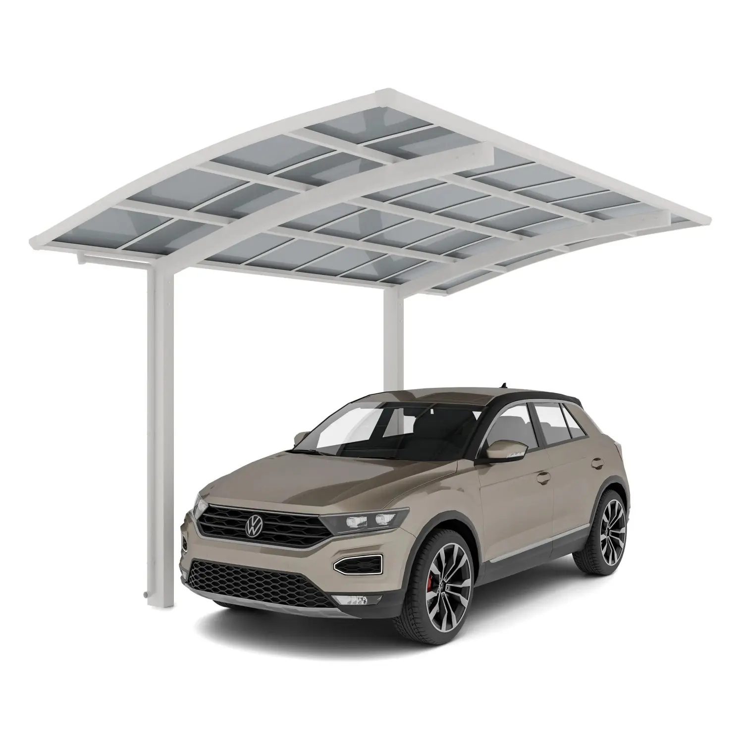 Ximax Alu přístřešek na auto Portoforte Typ 80 Standard zimní bílá 270 x 495 cm