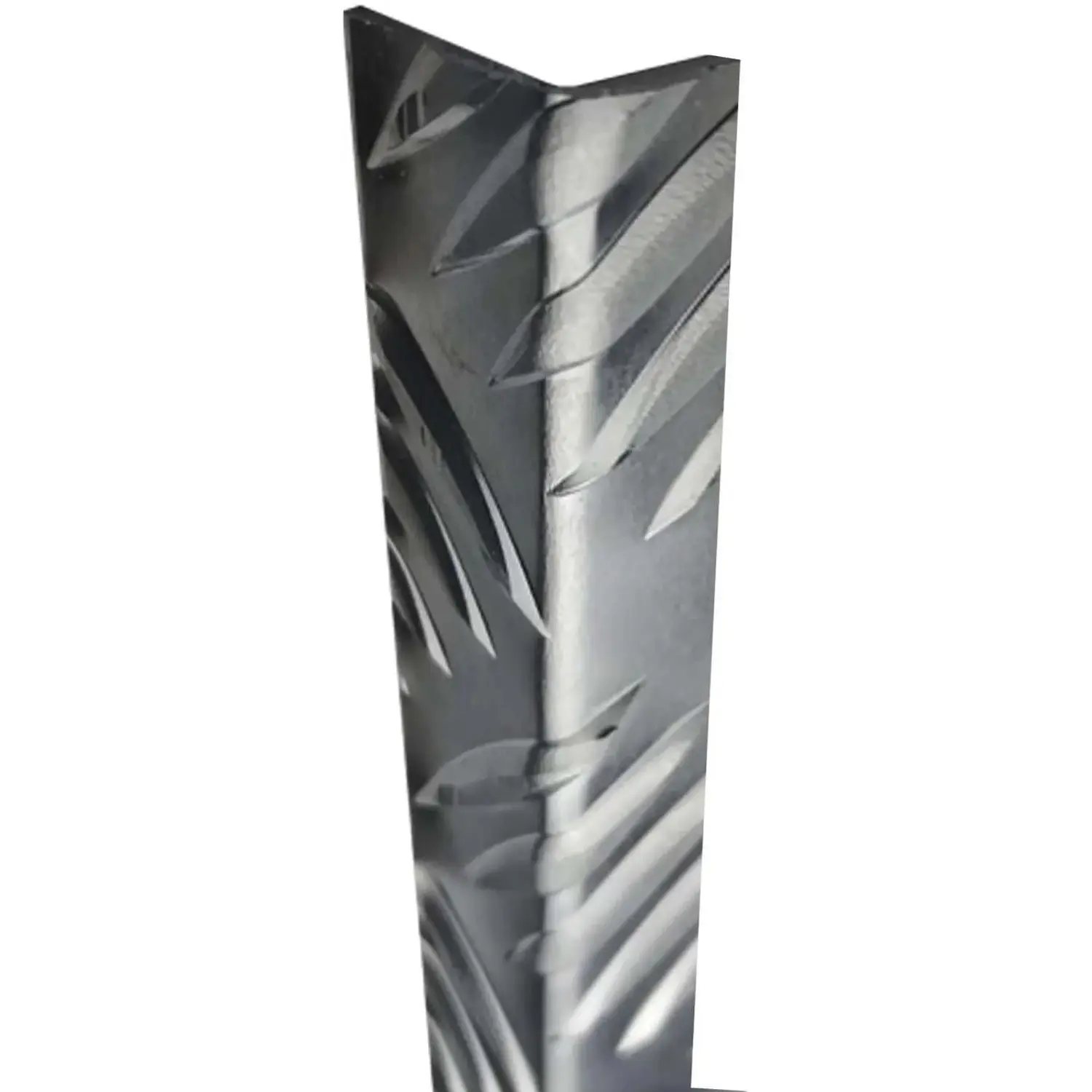 Arcansas L-Profil přírodní hliník s ražbou Check design 50 x 30 x 1,5 x 2000 mm