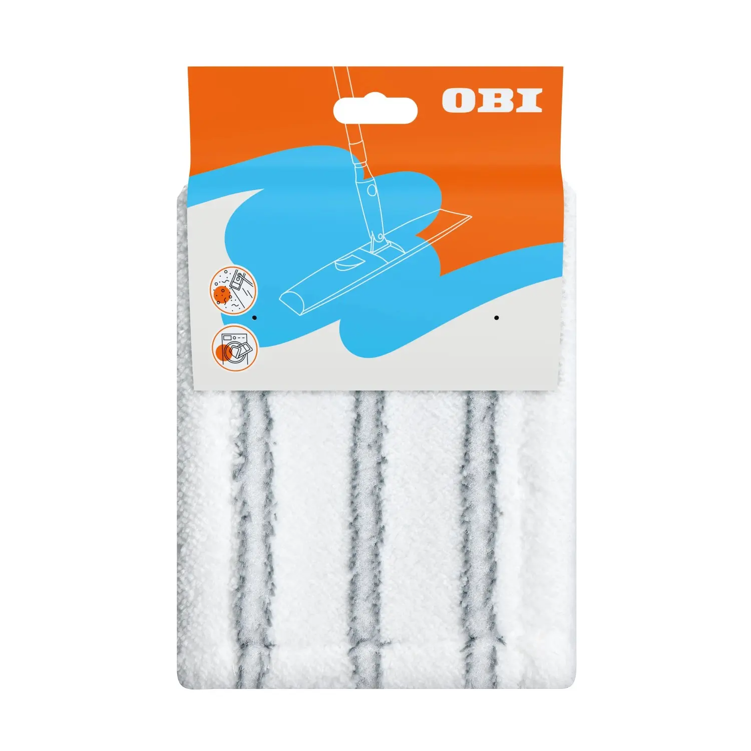 OBI Návlek na mop z mikrovlákna pro vlhké čištění 44 x 14,5 cm