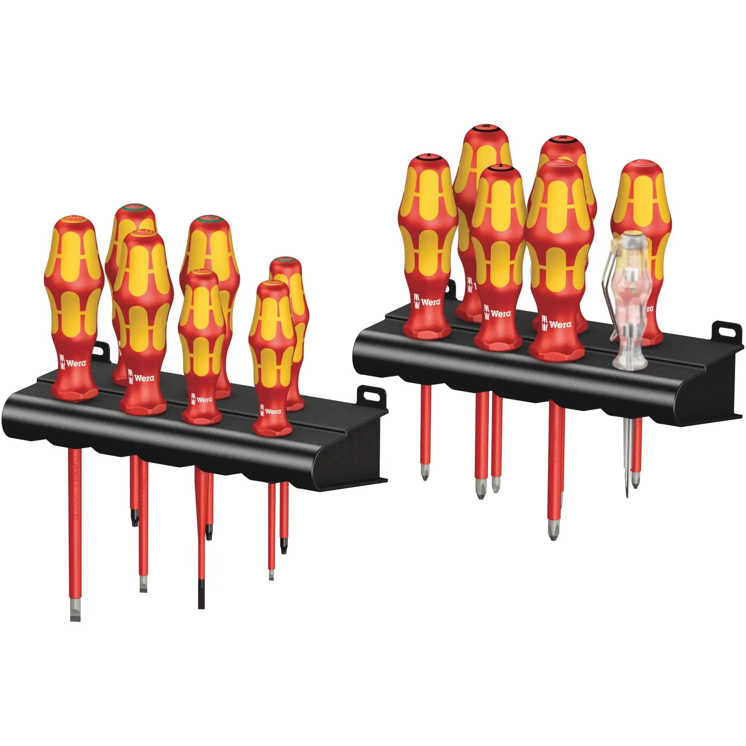 Wera 105631 Sada šroubováků Kraftform Big Pack 100 VDE (14 dílů + 2 stojánky) 05105631001