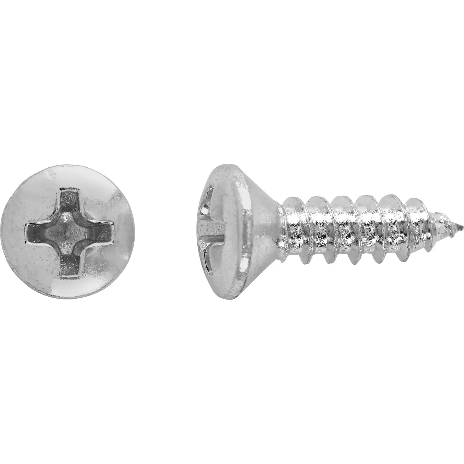 Vrut do plechu s čočkovou hlavou PH2 plný závit pozinkovaná ocel 3,5x16 mm, 12ks