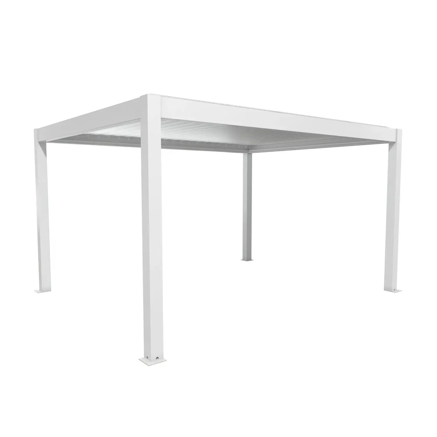 Biohort Pergola 4,5 x 3,5 bílá/stříbrná 460 x 367,5 cm
