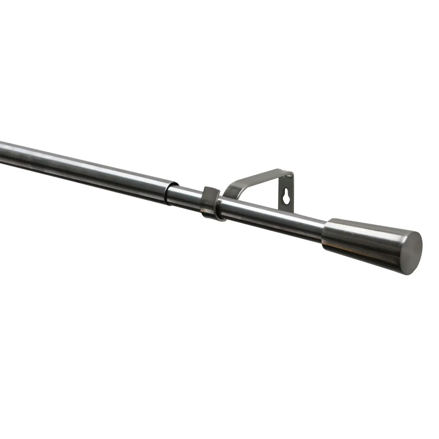 Gardinia Kompletní sada záclonové tyče Kos kužel pr. 16/19 mm, nerez, 190-340 cm