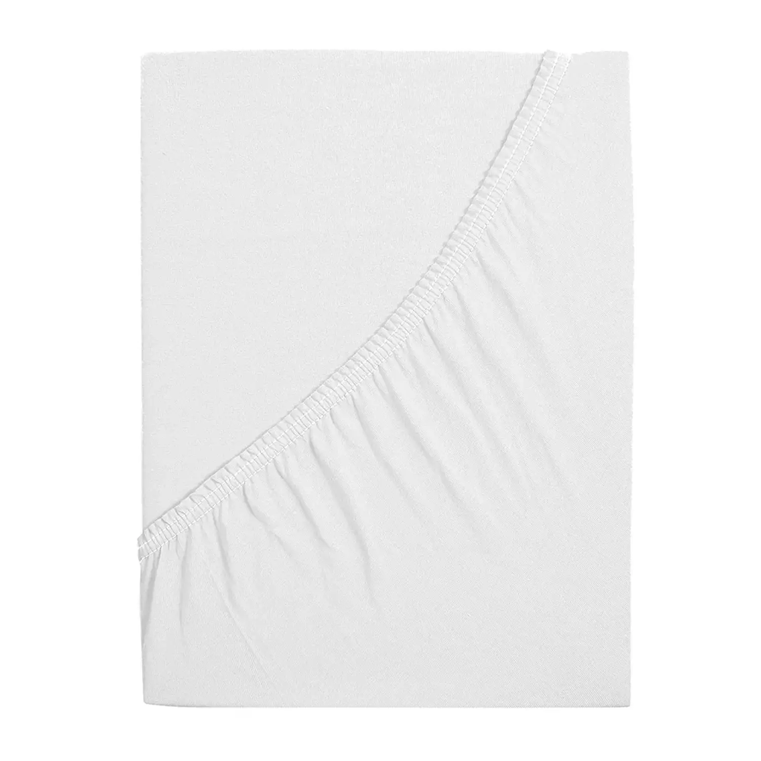 B.E.S. Petrovice Bavlněné prostěradlo Jersey IDEAL bílá 160 x 200 cm